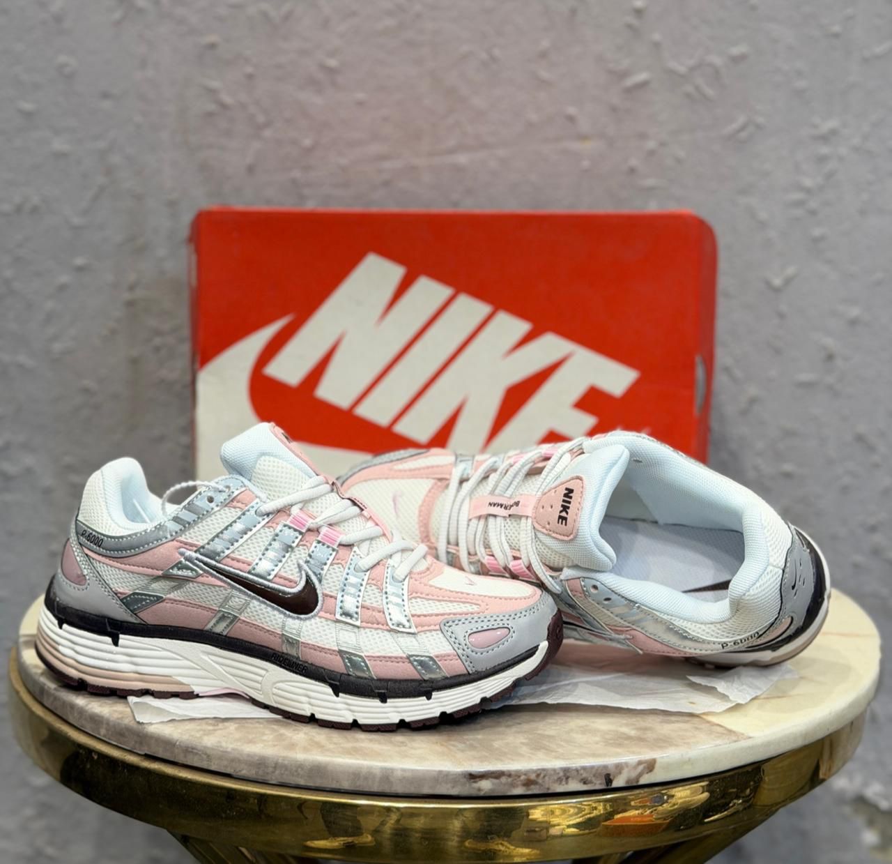 NIKE P 6000 TRAINER PINK BLACK