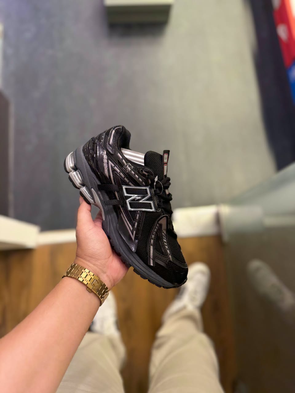 NEW BALANCE 1906 A BLACK SILVER