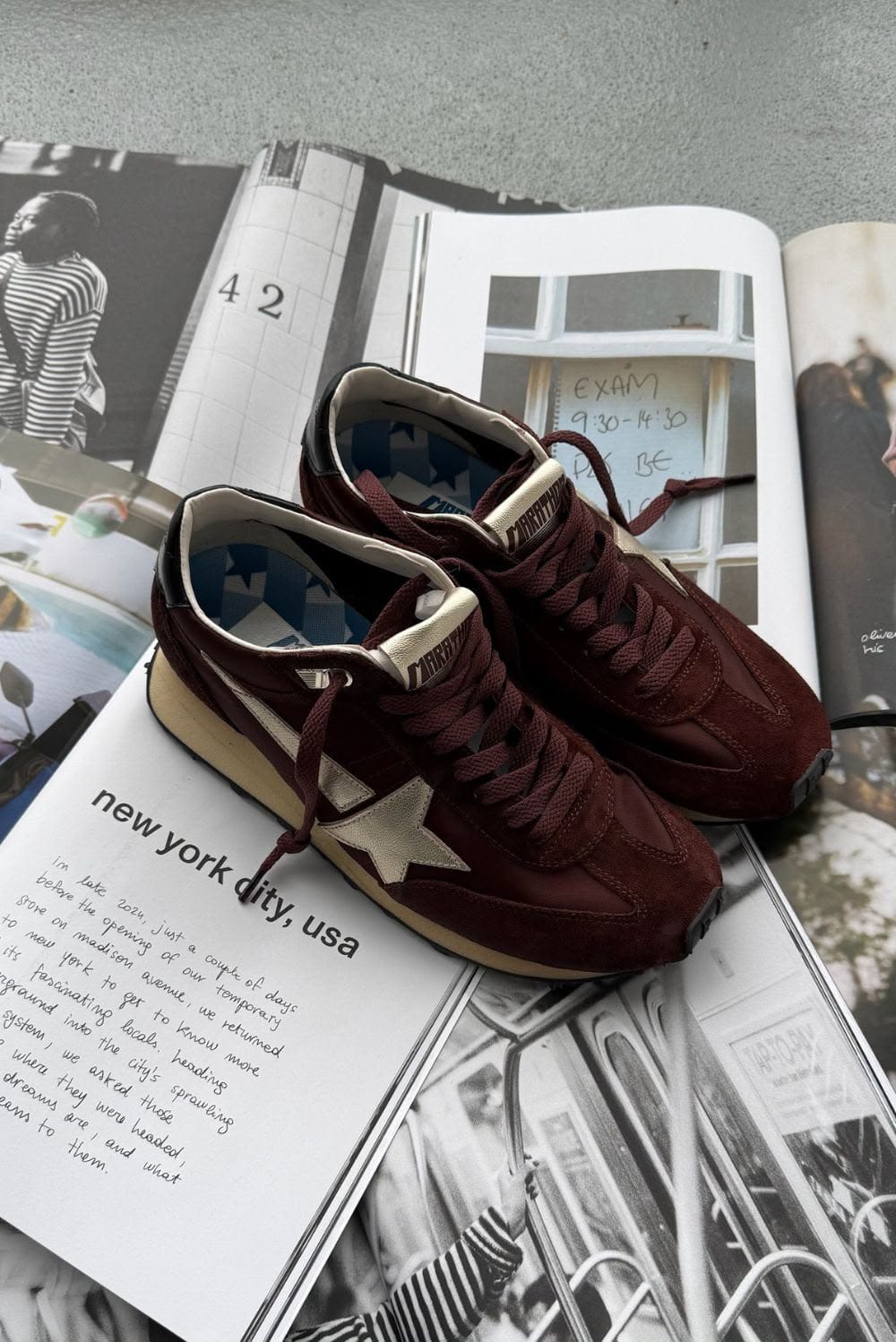 ADIDAS GOLDEN GOOSE MARATHON SNEAKERS