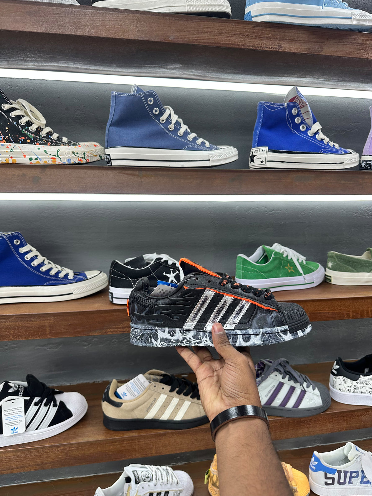 HELLSTAR X ADIDAS SUPERSTAR BLACK