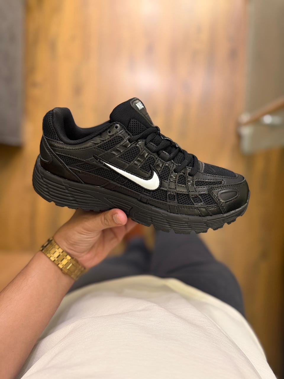 NIKE P 6000 TRAINER TRIPLE BLACK