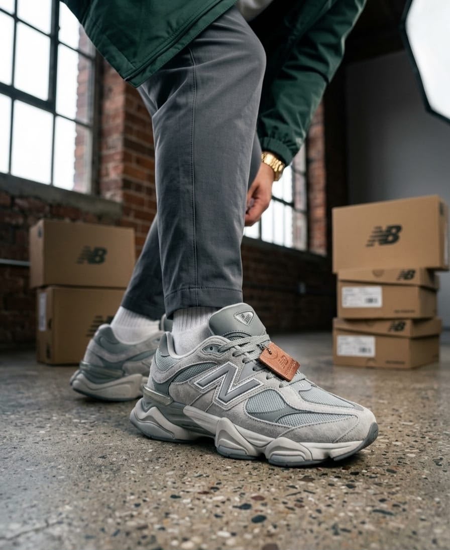 NEW BALANCE 9060 GREY SUEDE 2026