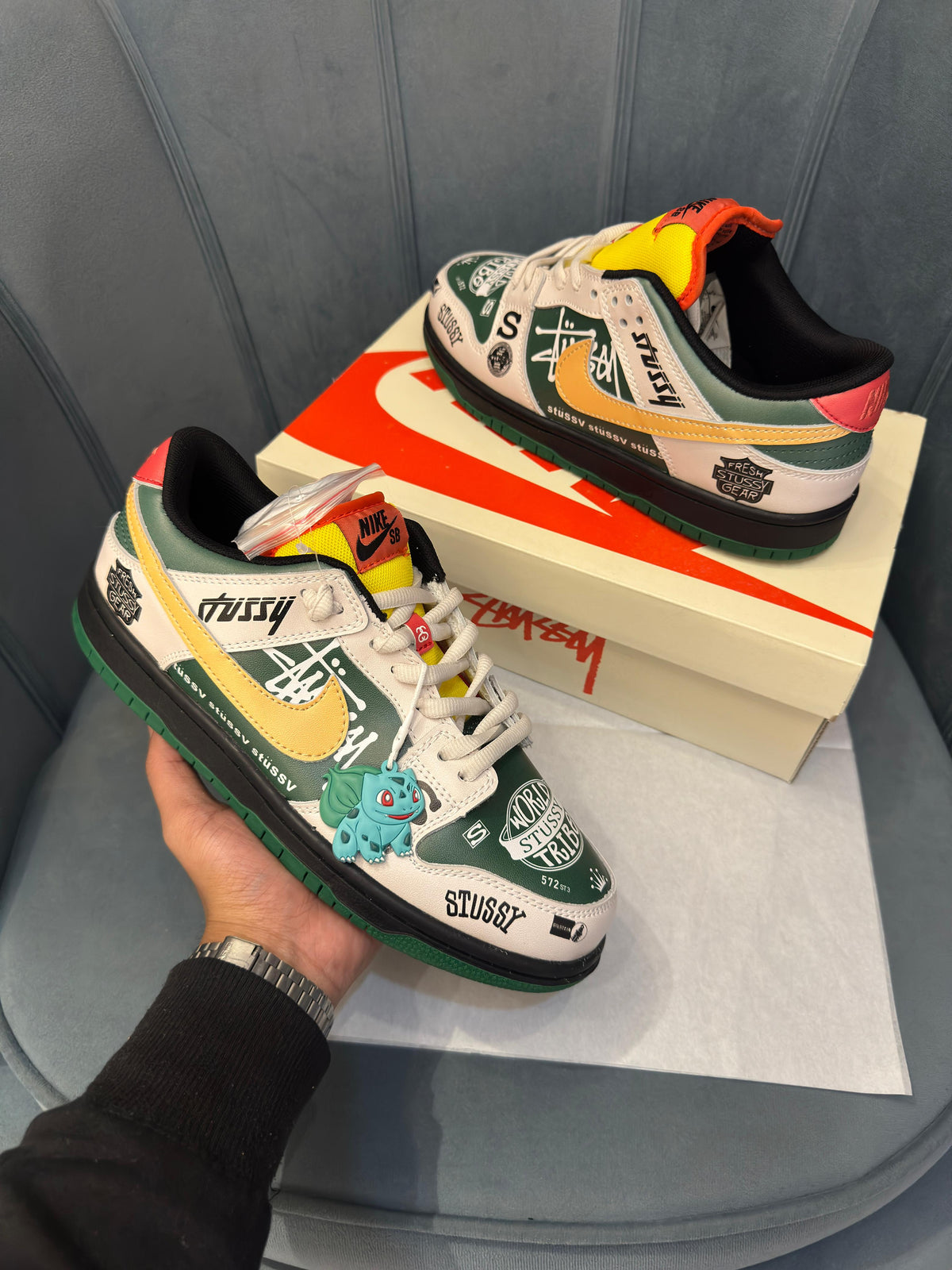 NIKE SB DUNK STUSSY JUST DO IT