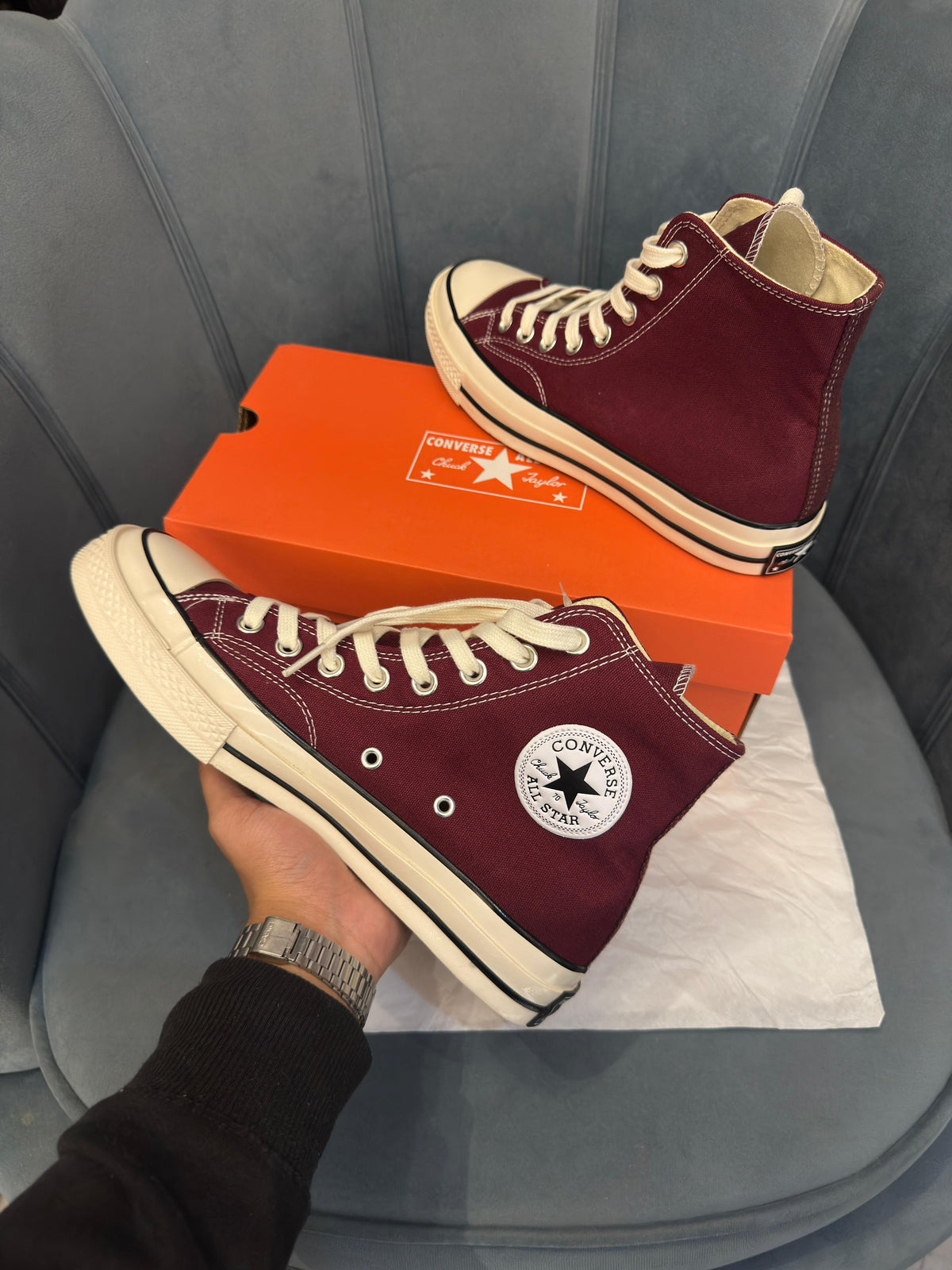CONVERSE CHUCK 70 MID BURGUNDY