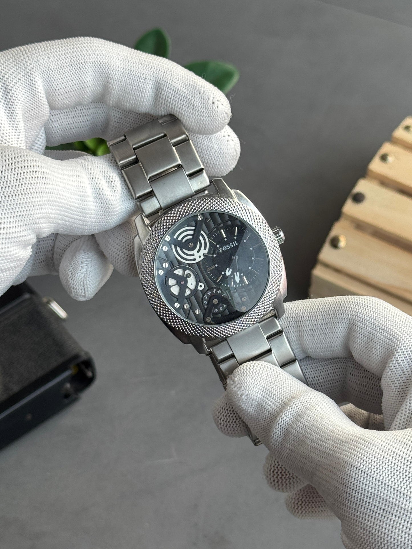 FOSSIL CHAIN WATCH