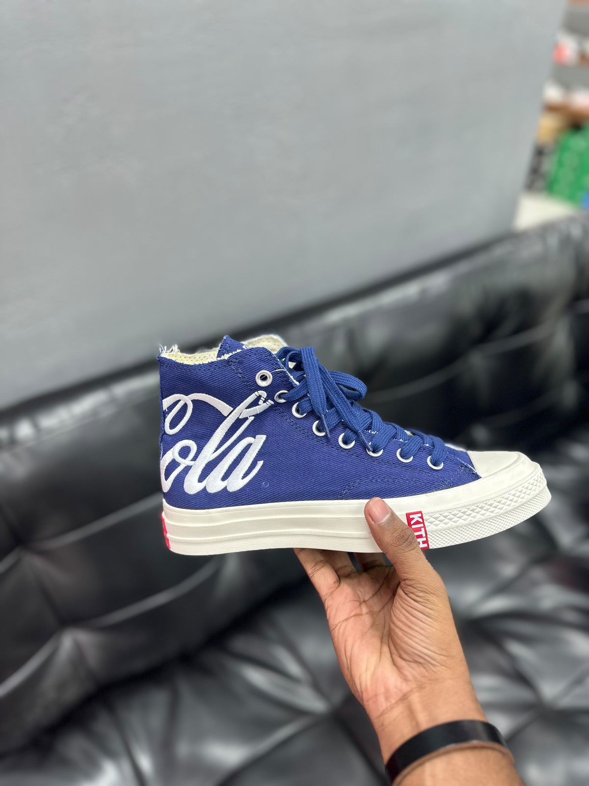 KITH X COCO-COLA X CONVERSE CHUCK 70 HI BLUE