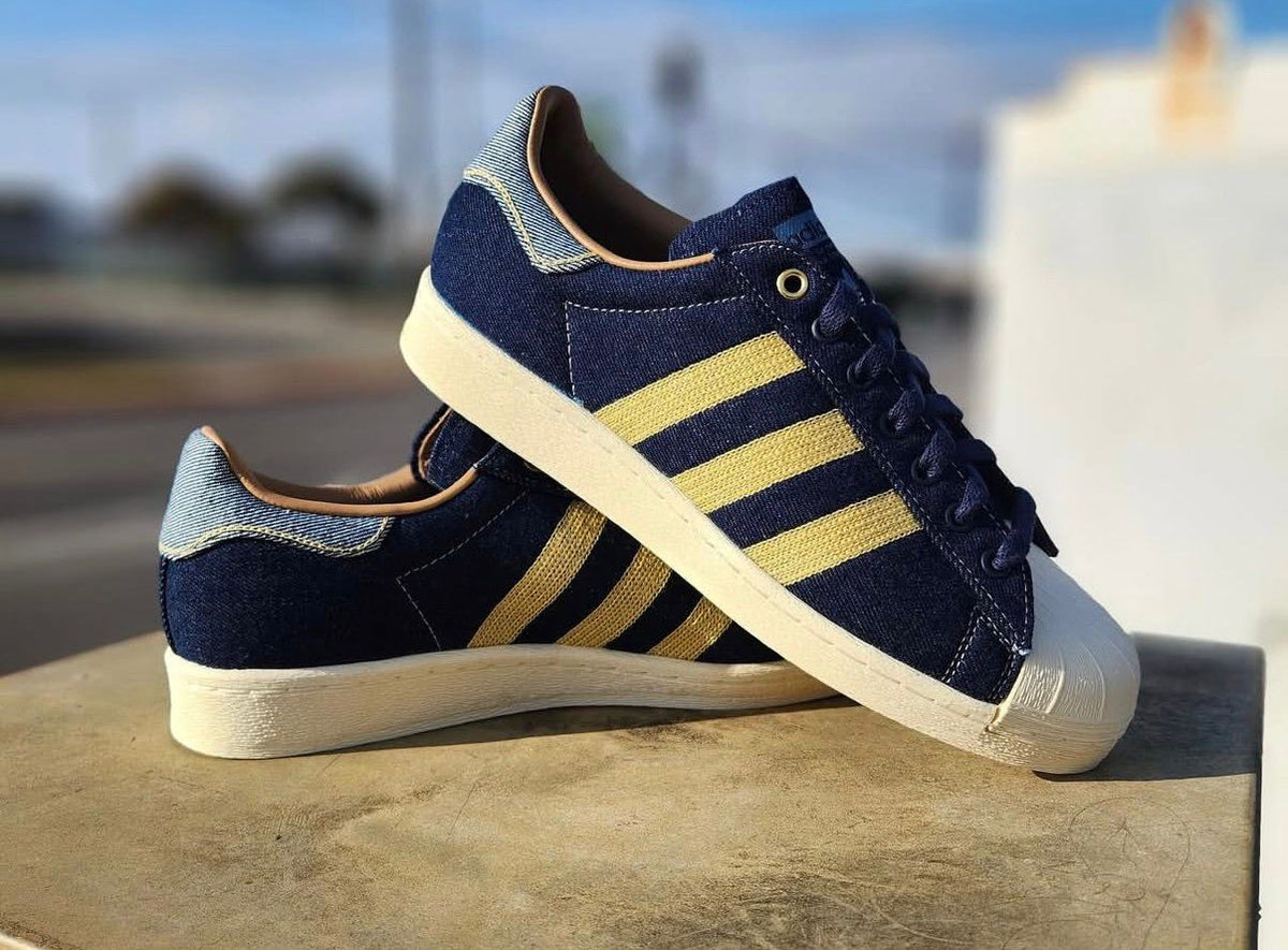 ADIDAS ORIGINAL SUPERSTAR DENIM DARK BLUE SECOND GENERATION 2025