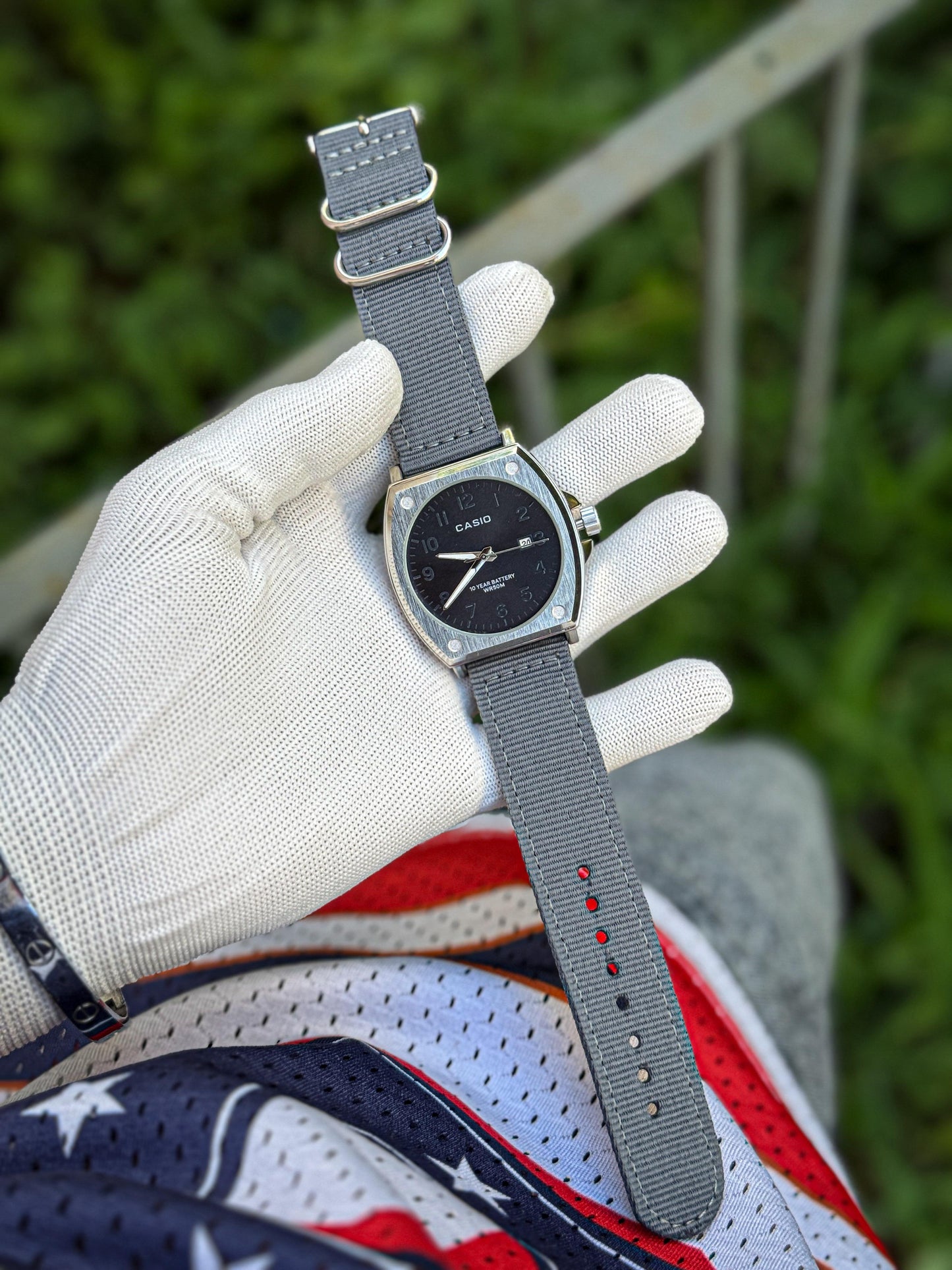 CASIO NYLON STRAP WATCH