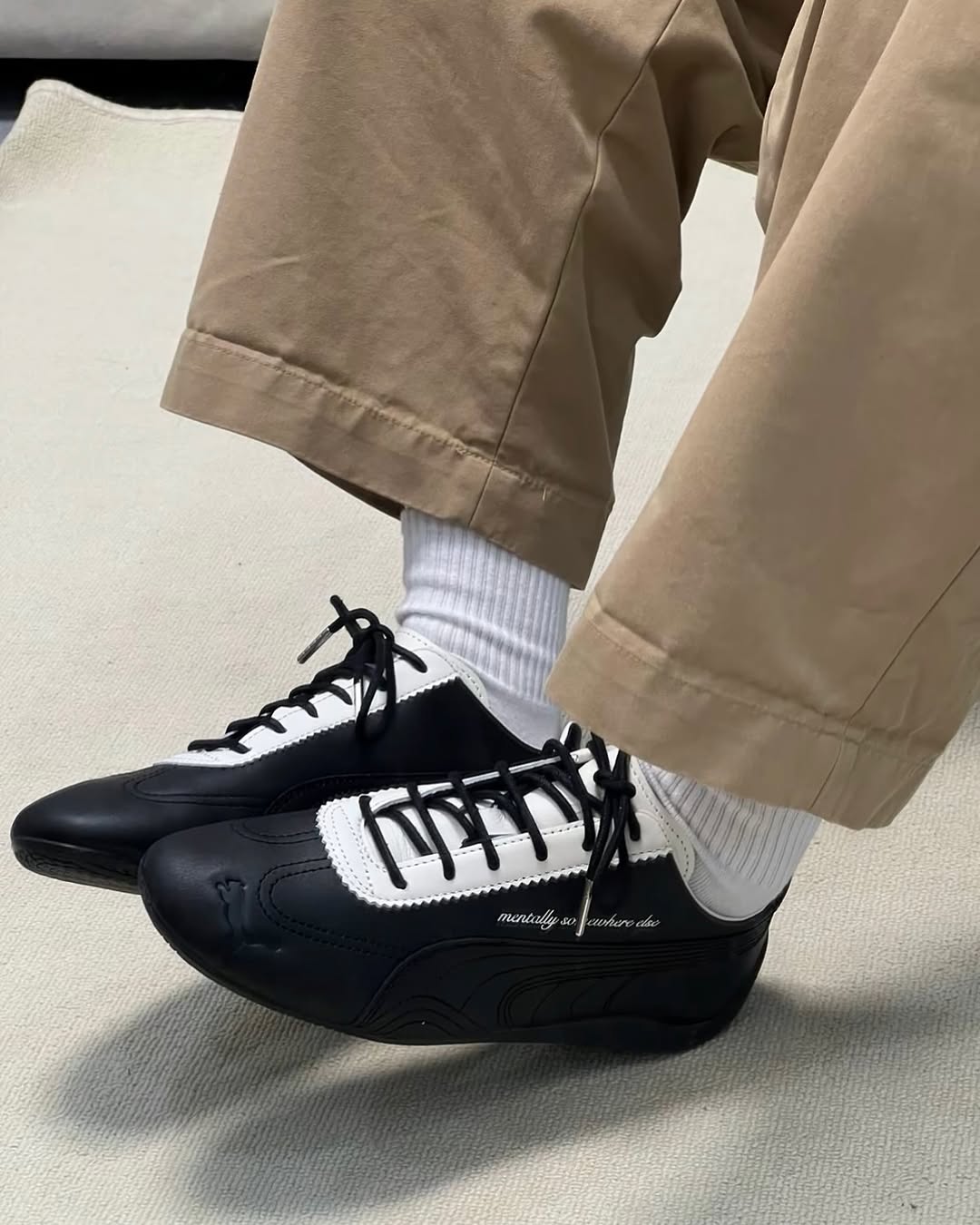 NOAFTERNO X PUMA SPEED CAT BLACK WHITE
