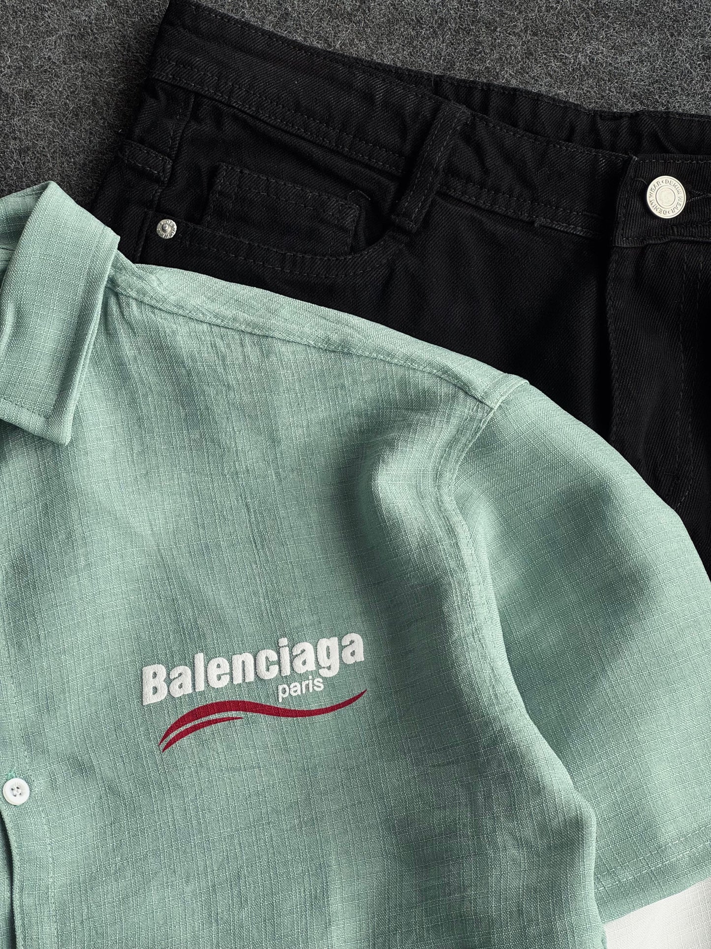 BAGGY PANT SLEEVELESS SHIRT COMBO