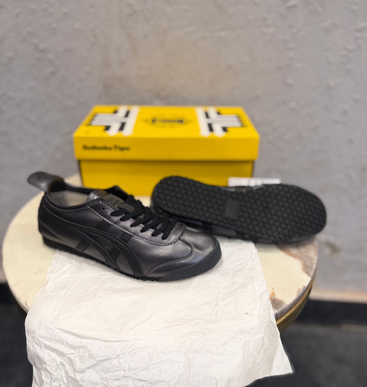 ONITSUKA TIGER SD PREMIUM GUNMETEL BLACK