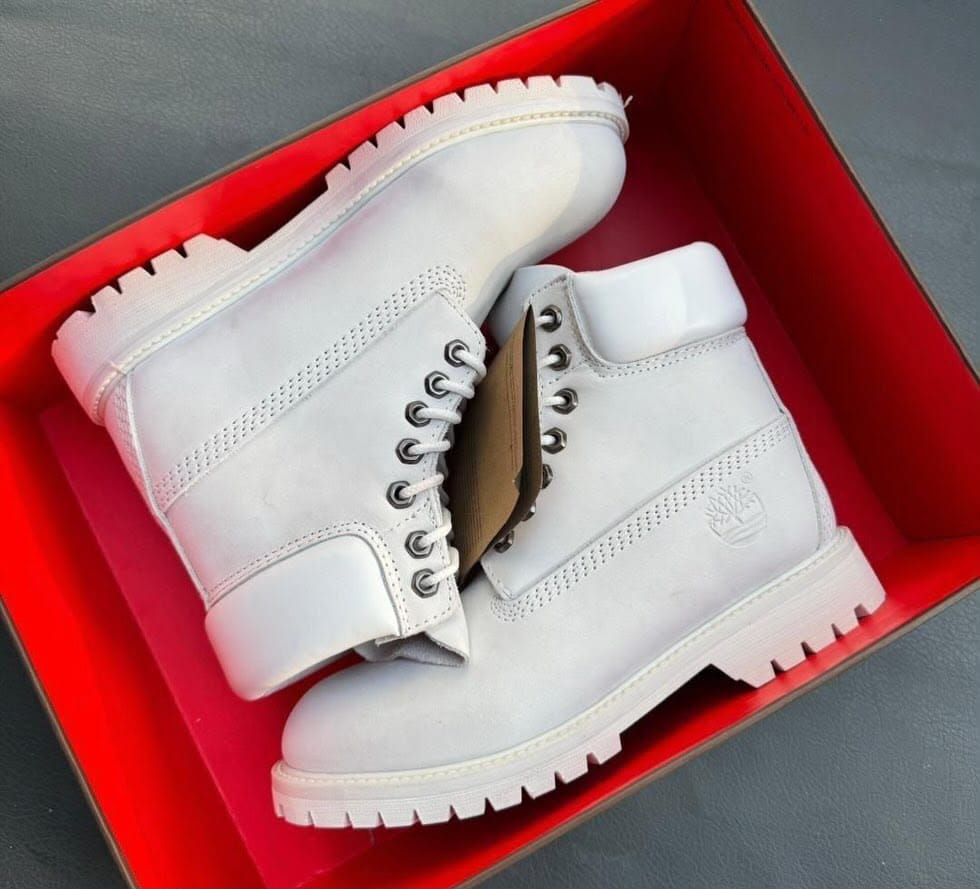 TIMBERLAND BOOTS WHITE