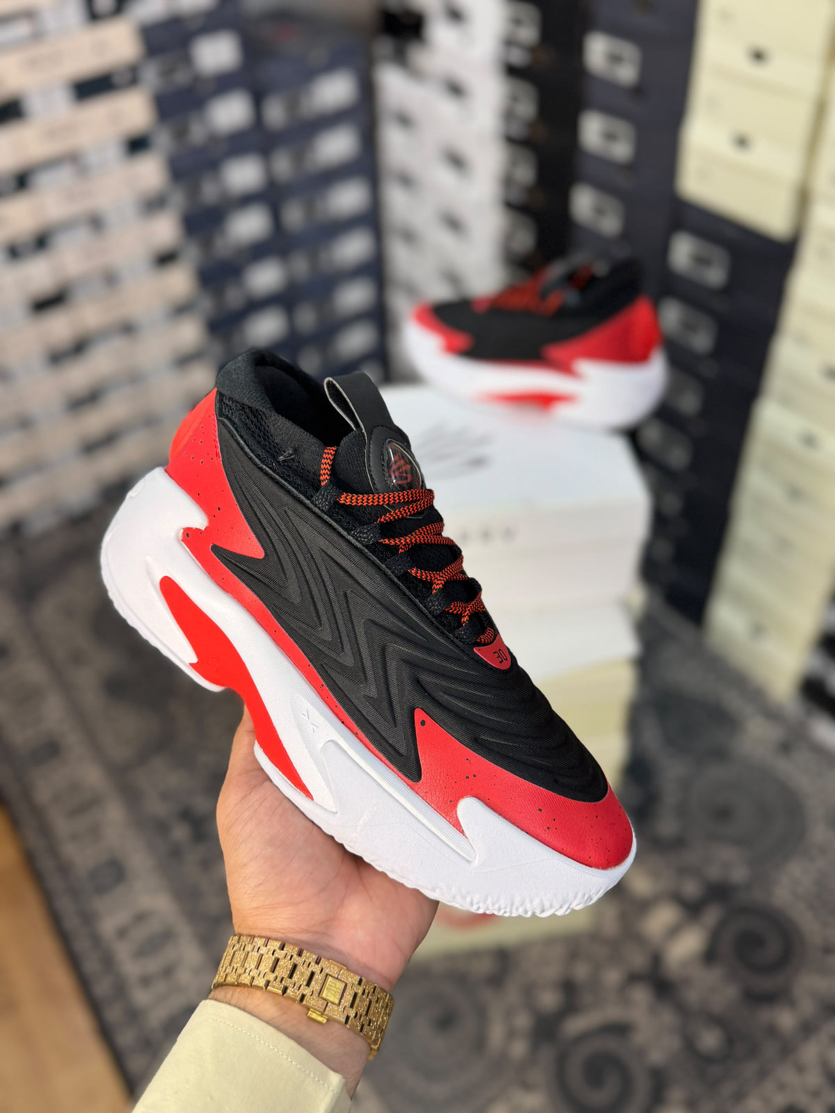UNDER ARMOUR CURRY 13 WHITE RED