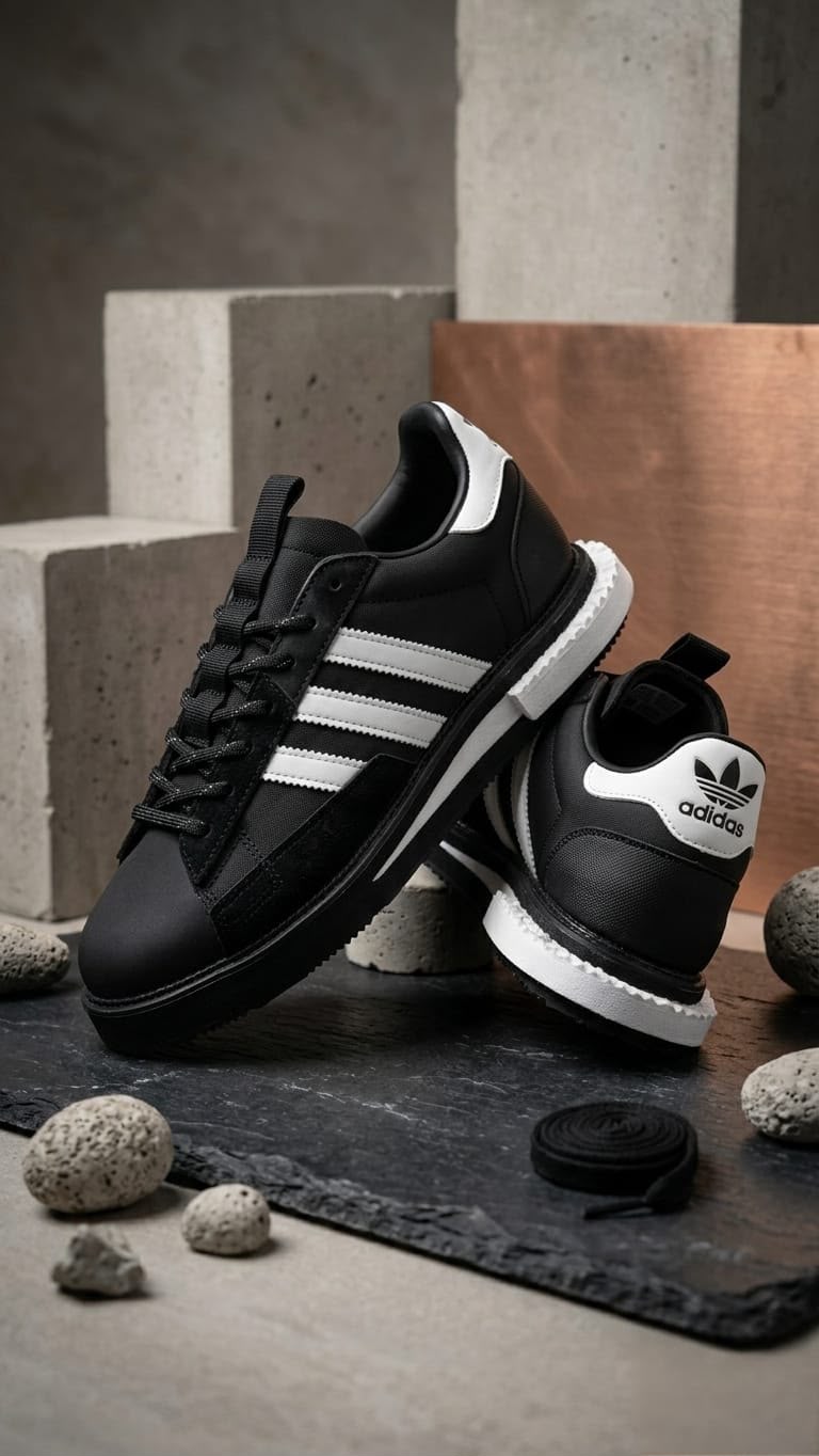 ADIDAS MFX REBOOT LOW BLACK AND WHITE