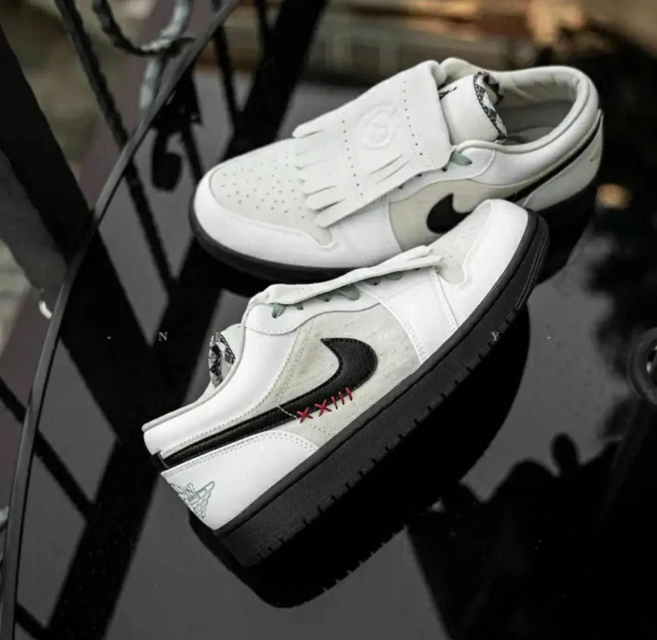 NIKE AIR JORDAN 1 LOW SE GOLF SHROUND LIGHT OREWOOD