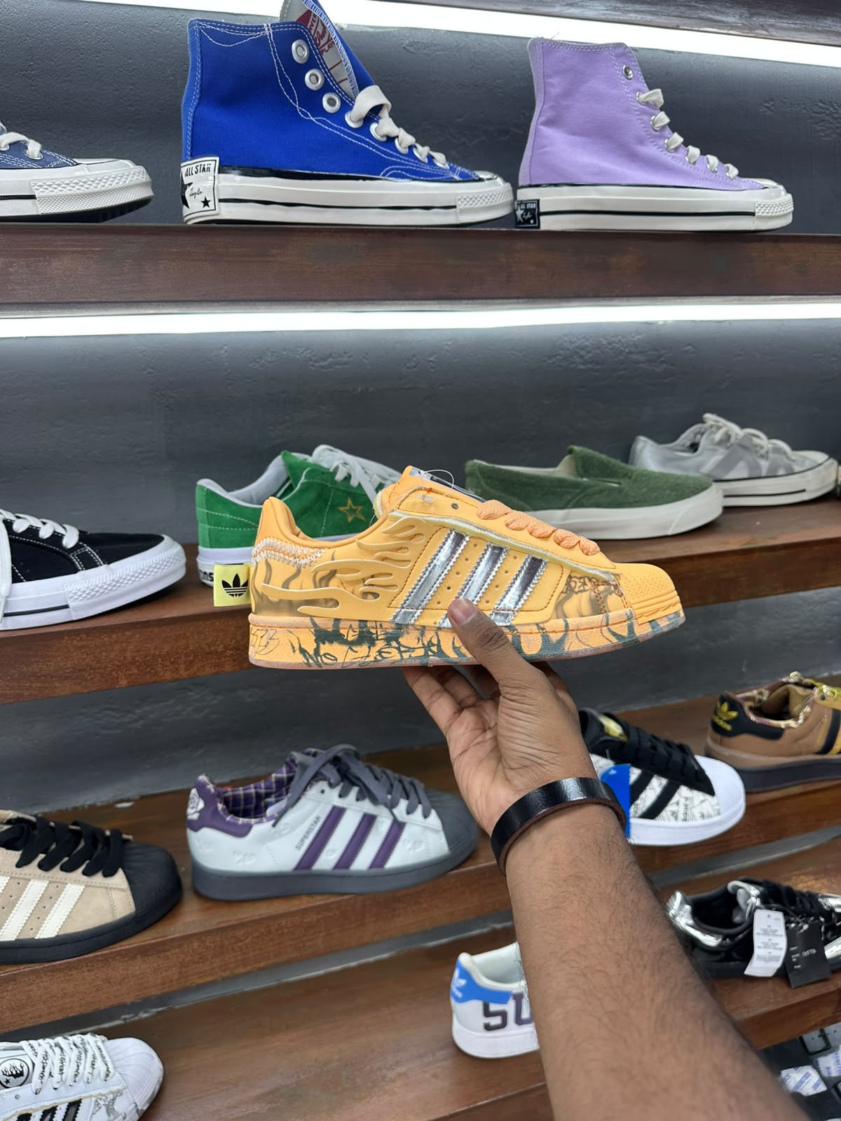 HELLSTAR X ADIDAS SUPERSTAR HAZY ORANGE
