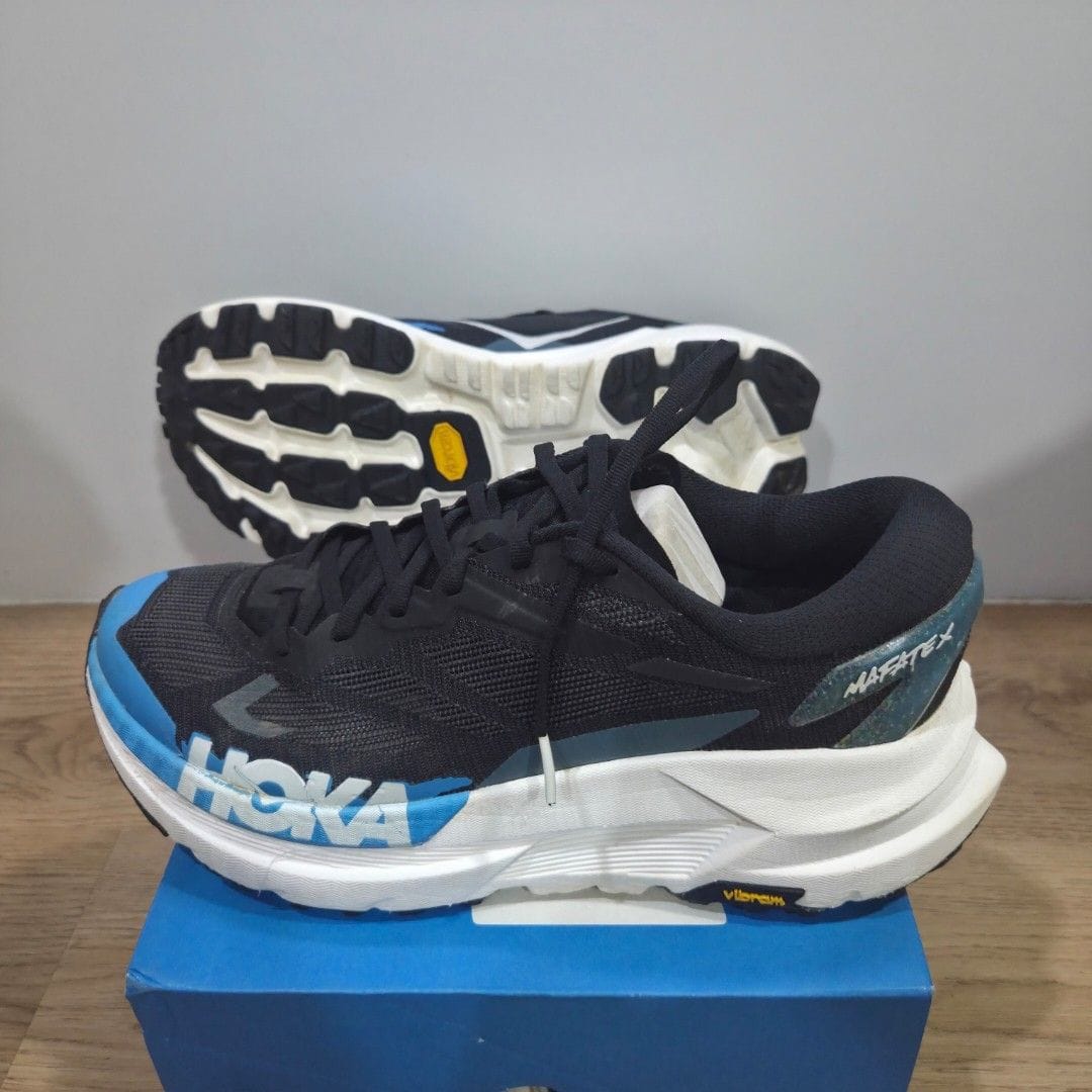 HOKA MAFATE X TRAIL RUNNING BLACK SKYWARD BLUE