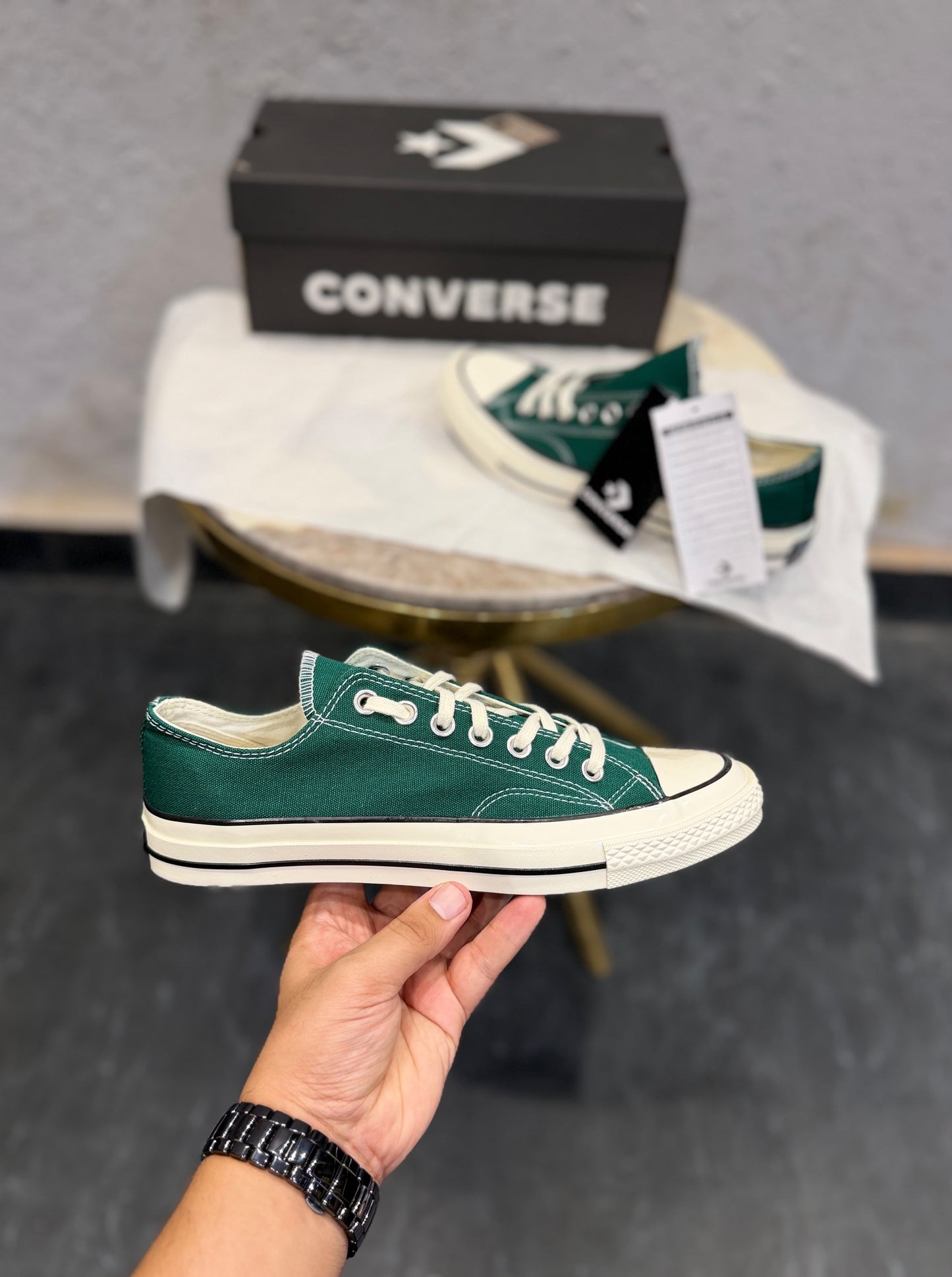 CONVERSE CHUCK  70 LOW GREEN