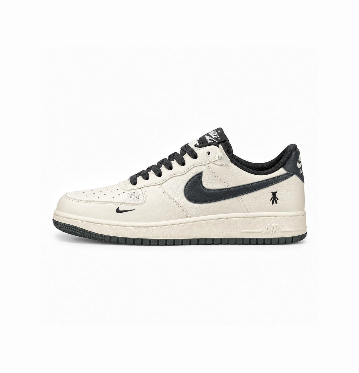 NIKE AIRFORCE 1 VIOLENT BEAR JOINT LINEN BLACK BEIGE