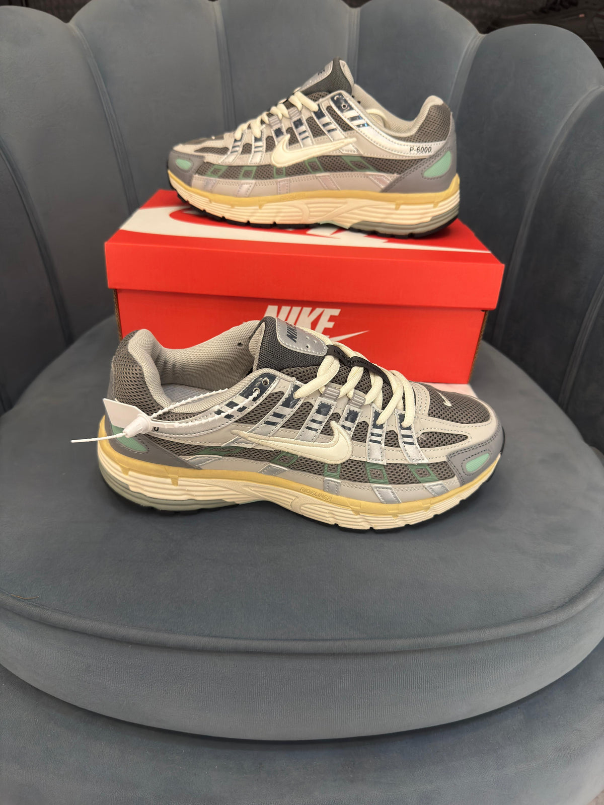 NIKE P 6000 TRAINER FLAT PEWTER