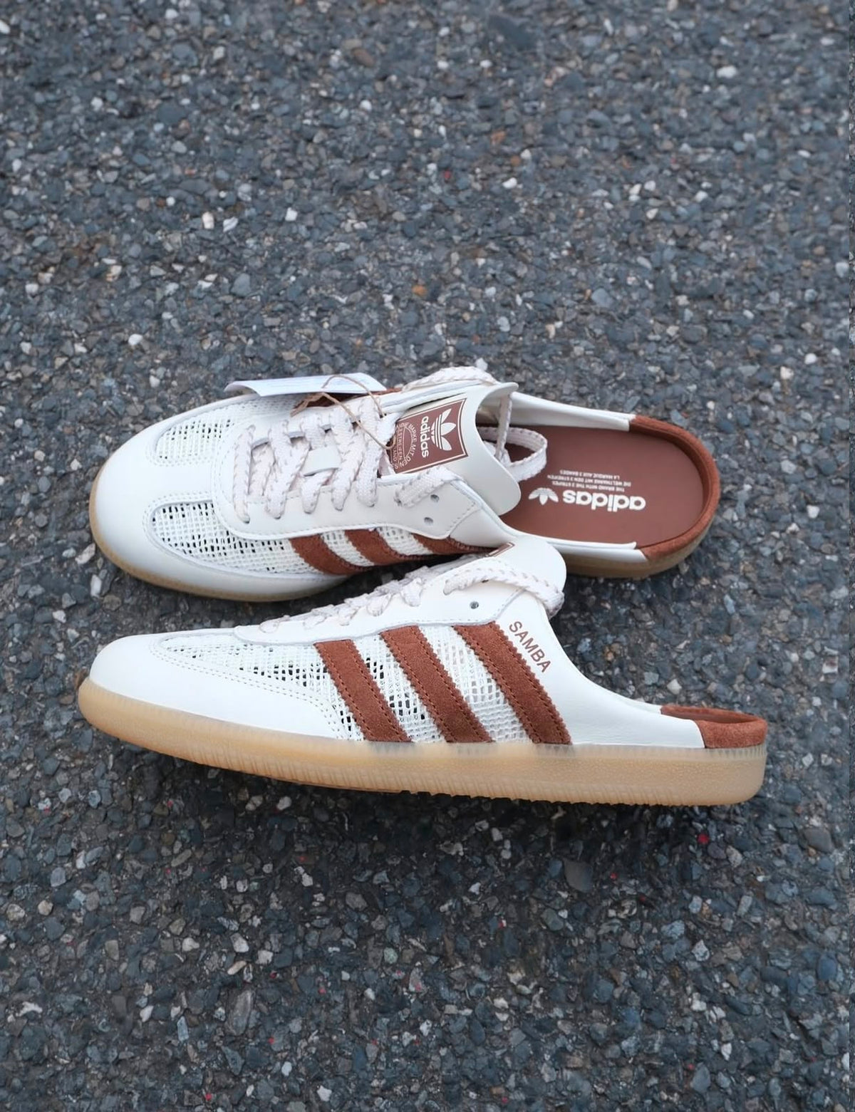 ADIDAS SAMBA MULE BROWN