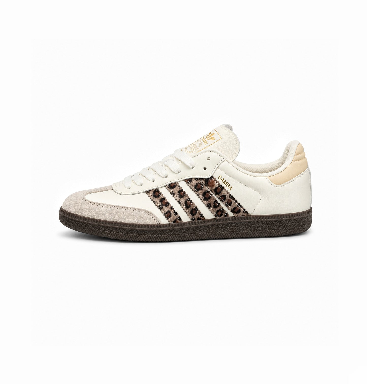 ADIDAS ORIGINALS SAMBA CREAM LEOPARD STRIPES