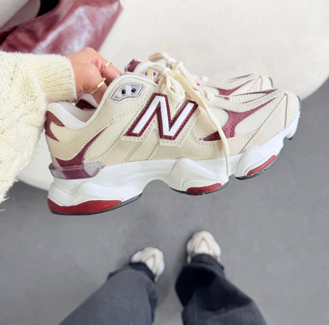 NEW BALANCE 9060 LINE BURGENDY