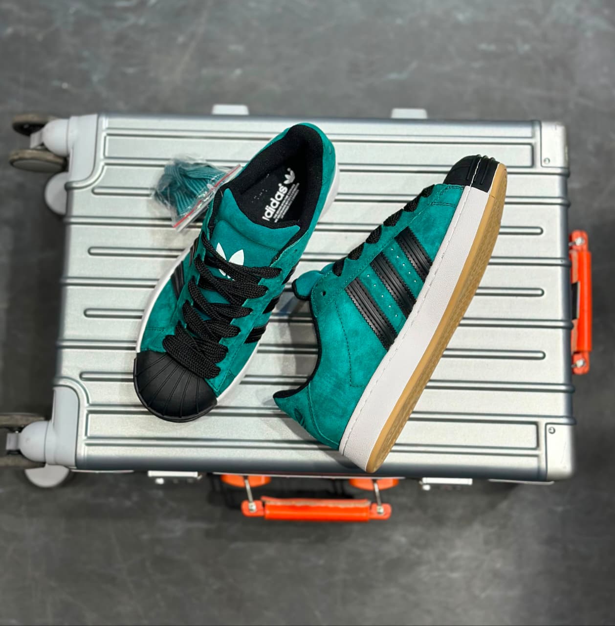 ADIDAS ORIGINALS SUPERSTAR 2ND GENERATION DARK GREEN