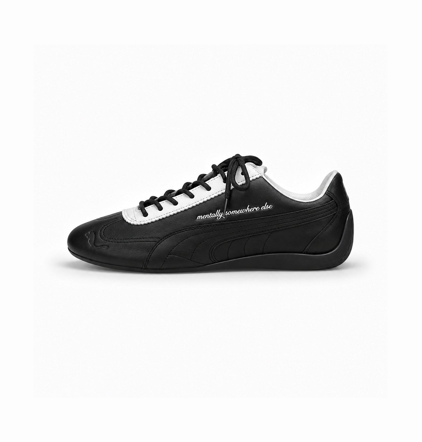 NOAFTERNO X PUMA SPEED CAT BLACK WHITE