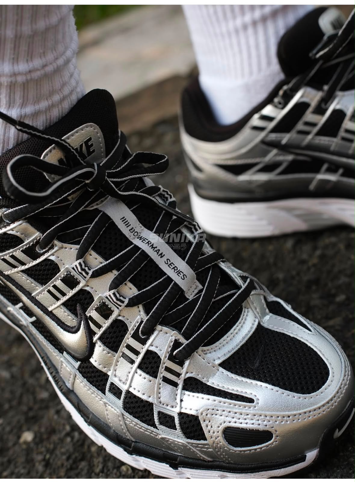 NIKE P 6000 TRAINER METALLIC BLACK