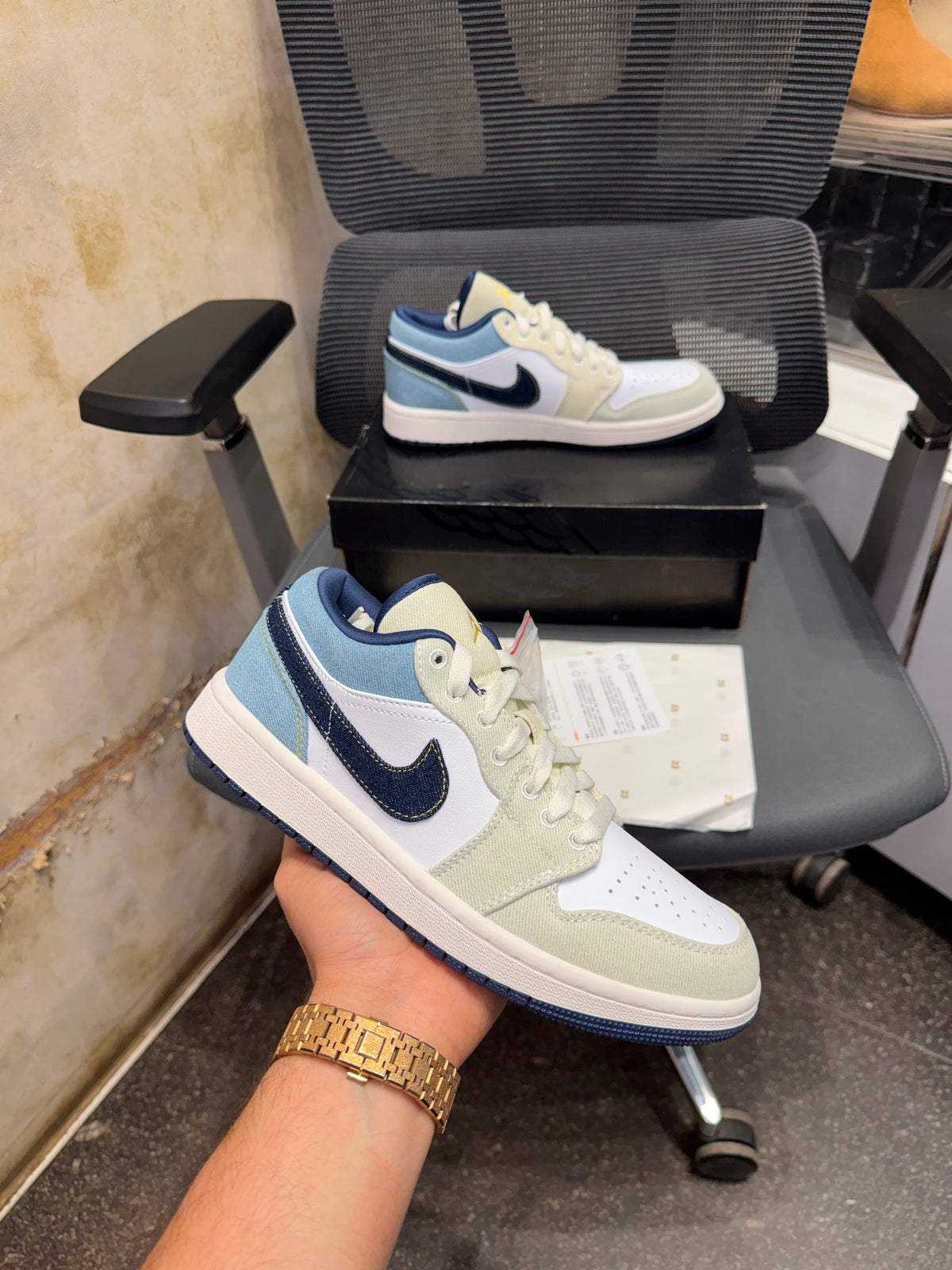 NIKE AIR JORDAN 1 LOW SE DENIM STAR BLUE