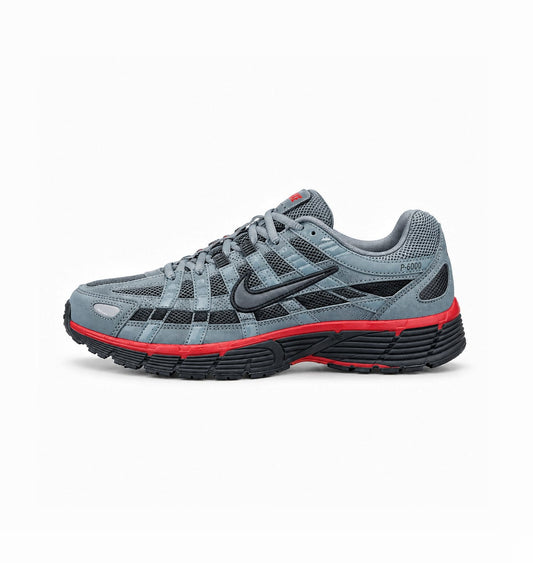 NIKE P 6000 TRAINER GREY RED