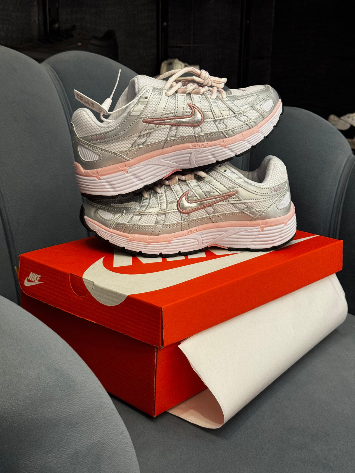NIKE P 6000 TRAINER BABY PINK