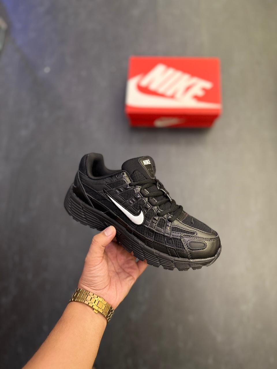 NIKE P 6000 TRAINER TRIPLE BLACK
