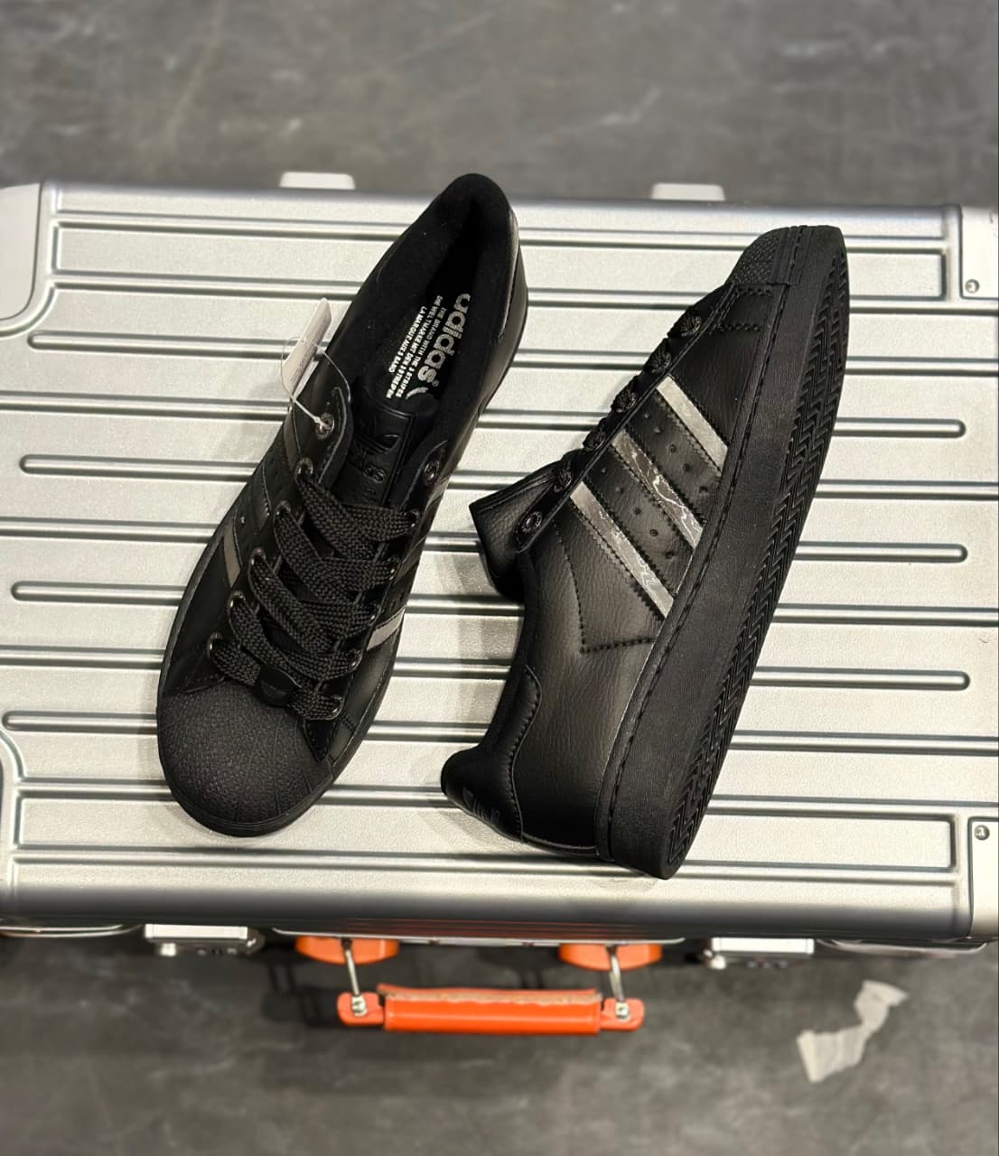 ADIDAS ORIGINALS SUPERSTAR 2ND BLACK SILVER
