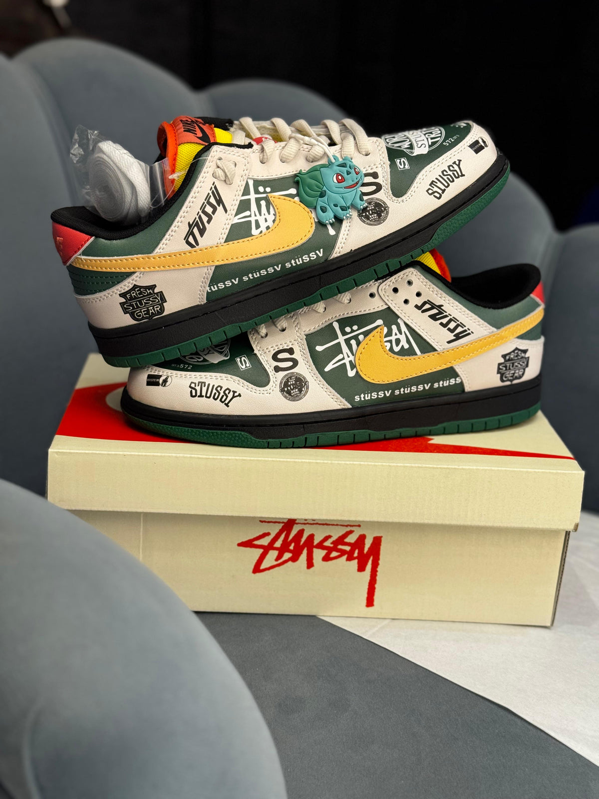 NIKE SB DUNK STUSSY JUST DO IT