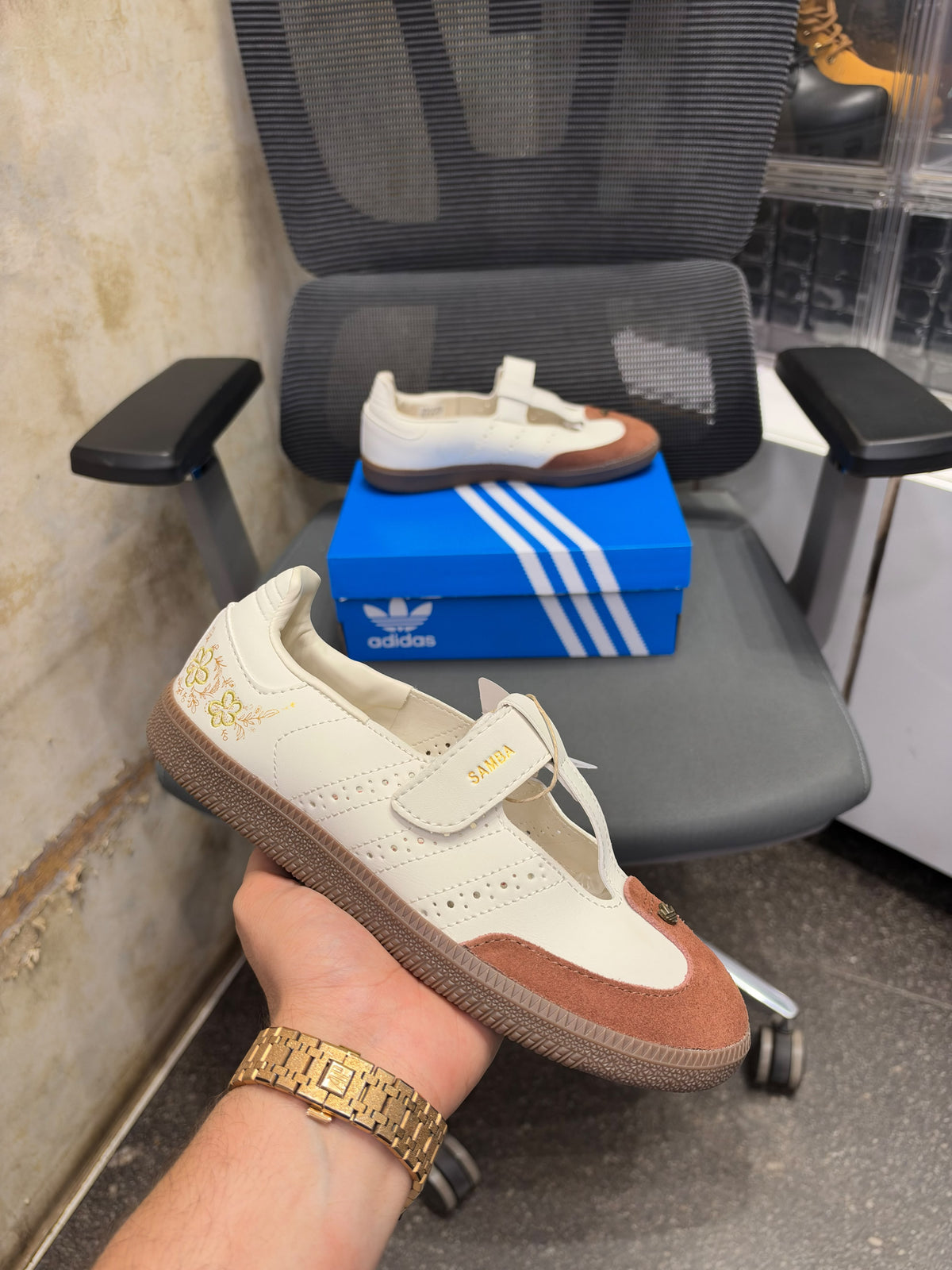 ADIDAS SAMBA JANE SUMMER GLOW OF WHITE BROWN