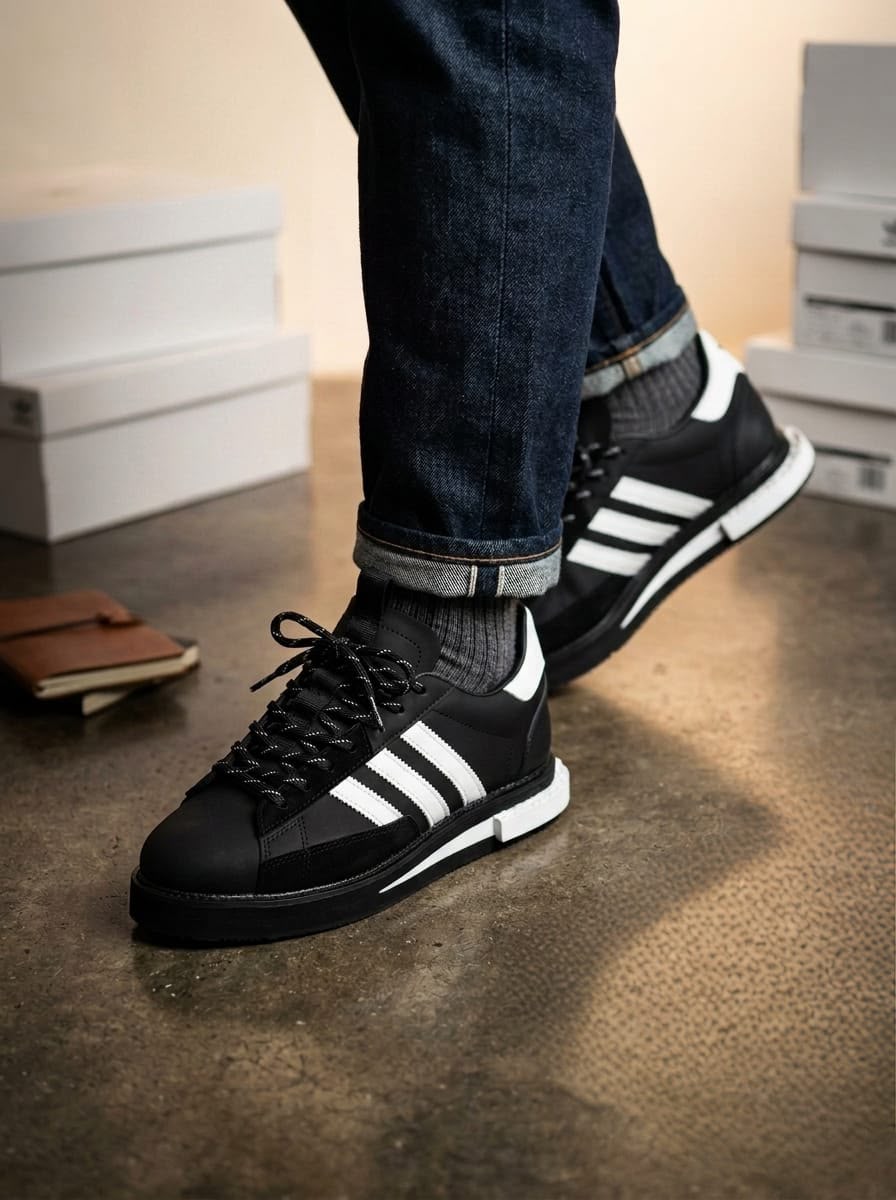 ADIDAS MFX REBOOT LOW BLACK AND WHITE