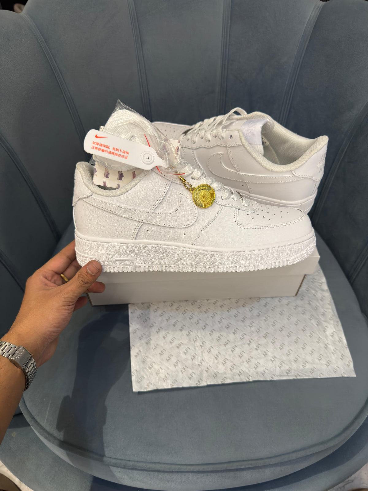NIKE AIRFORCE WHITE 10@ QUALITY