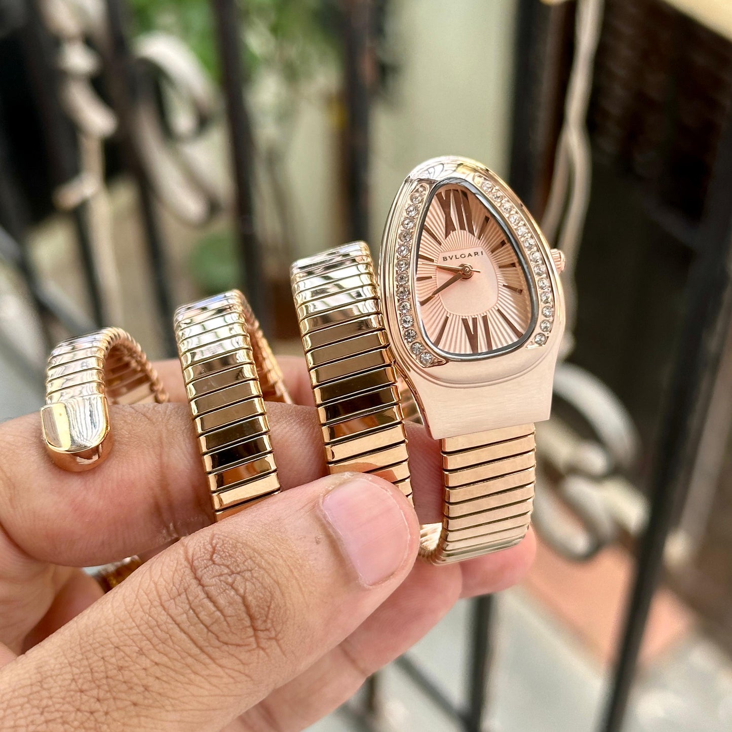 BVLGARI ROSE-GOLD LADIES WATCH