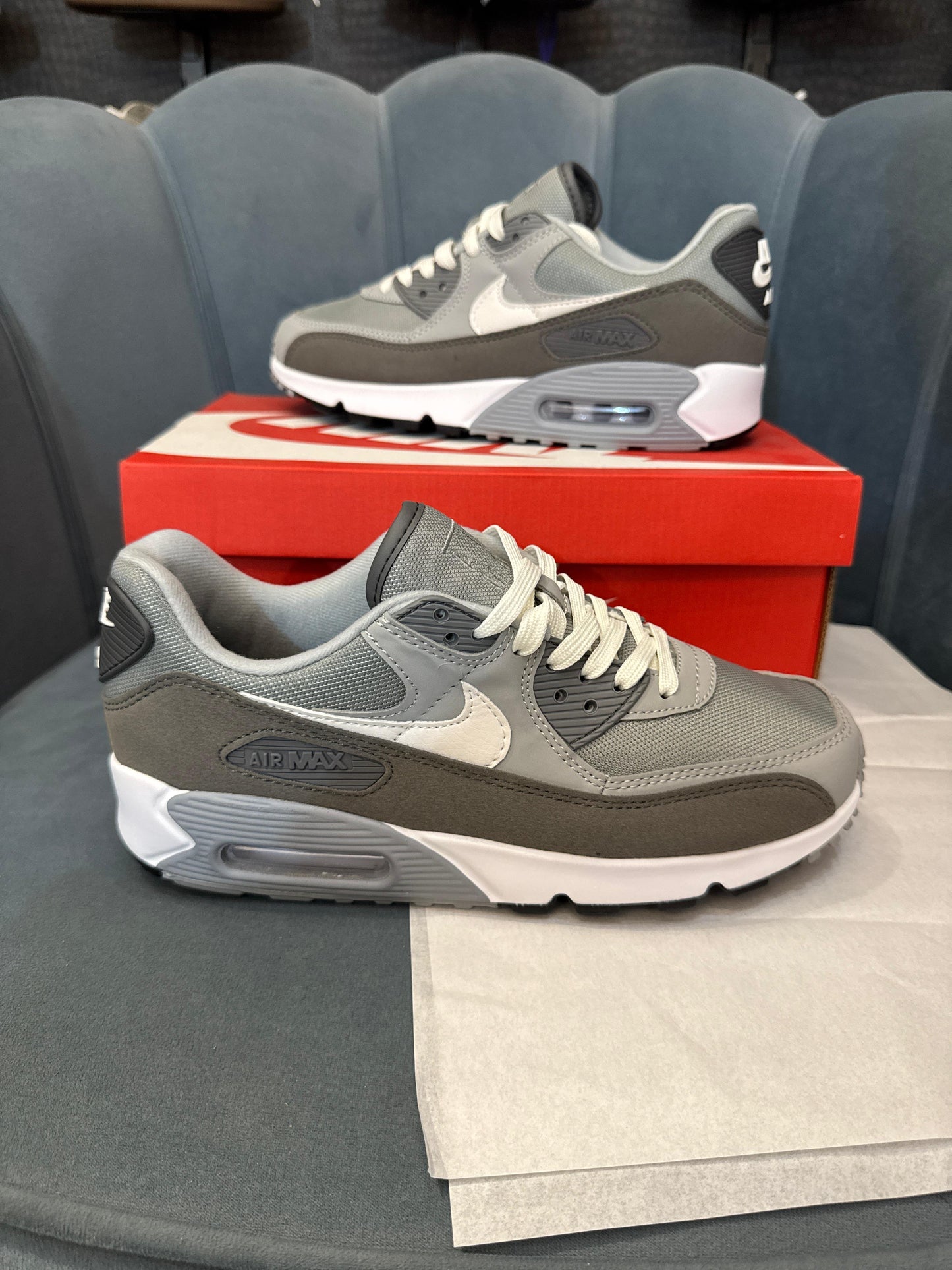 NIKE AIRMAX 90 LIGHT SMOKE GREY