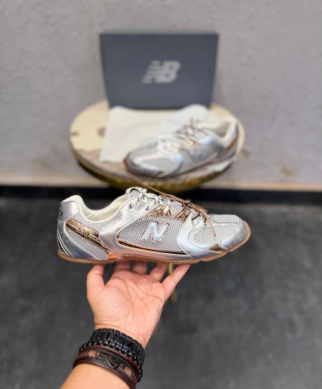 NEW BALANCE 530 X MIU MIU GOLD