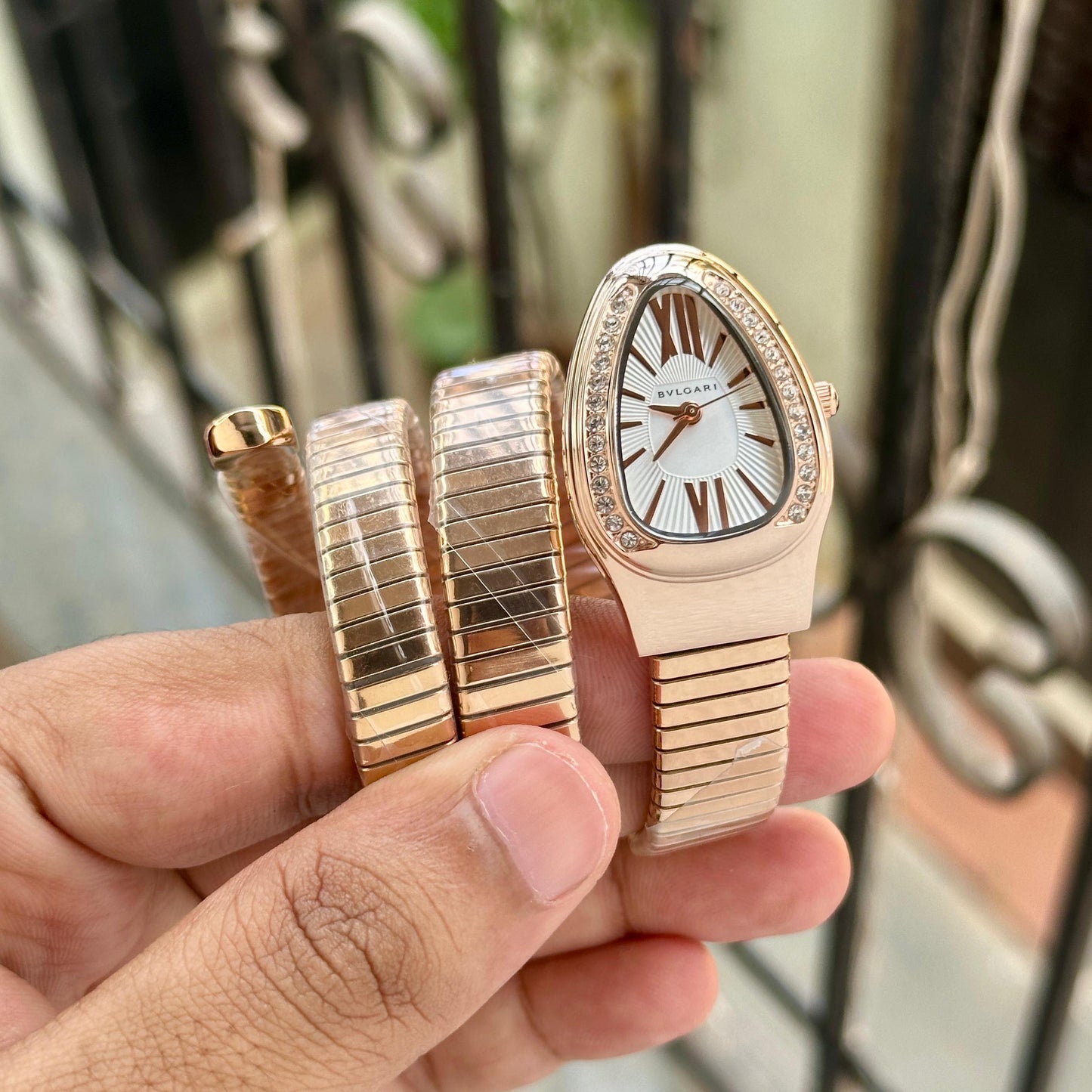 BVLGARI ROSE-GOLD LADIES WATCH