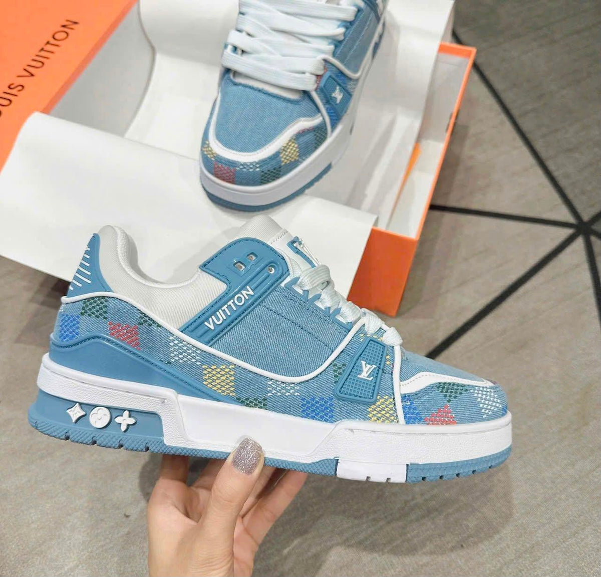 LOUIS VUITTON DENIM DEMIER LV