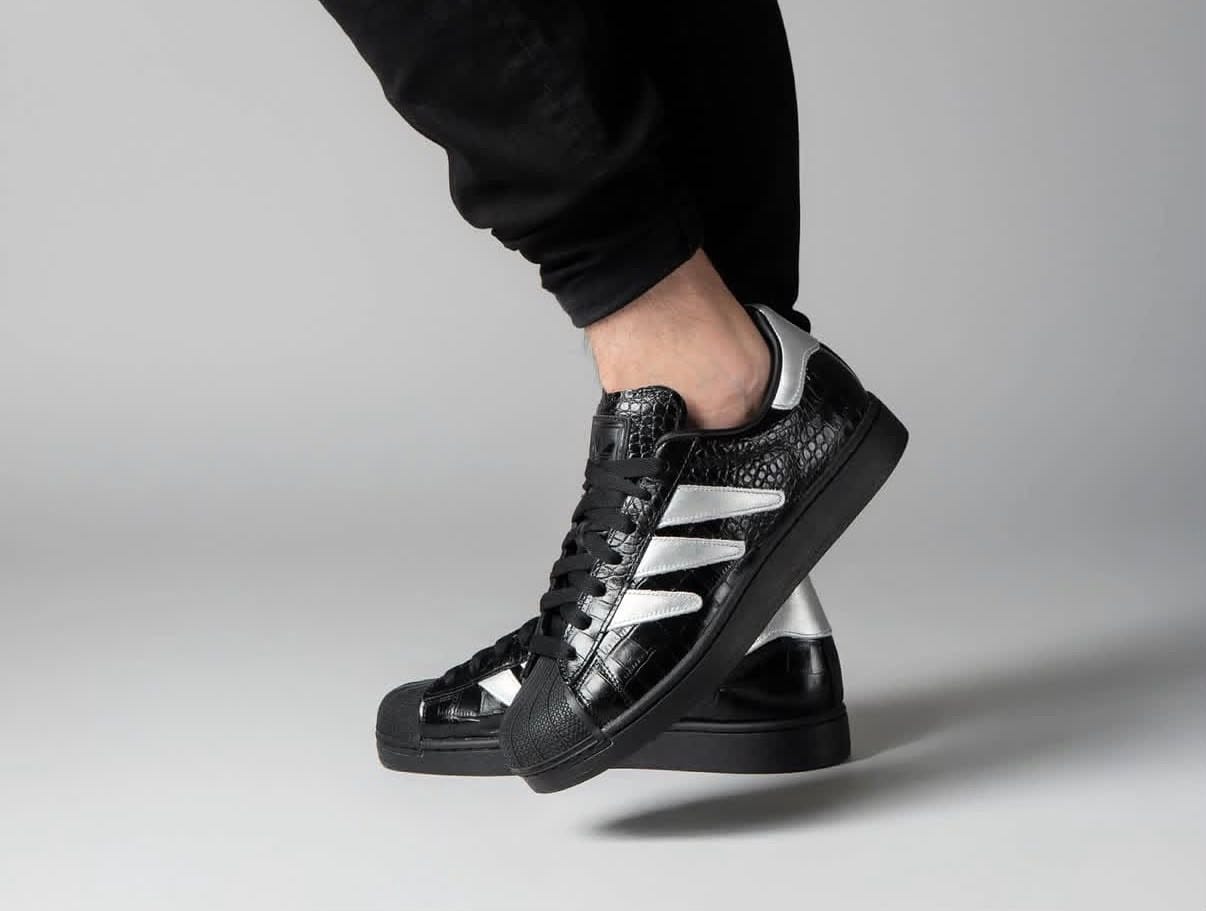 ADIDAS ORIGINALS SUPERSTAR PREDATOR BLACK SILVER