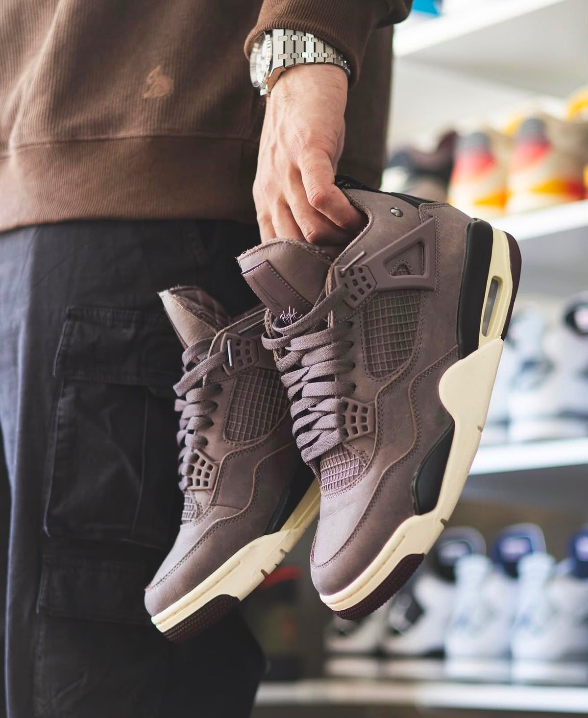 NIKE AIR JORDAN 4 RETRO MA MANIERA VIOLET ORE