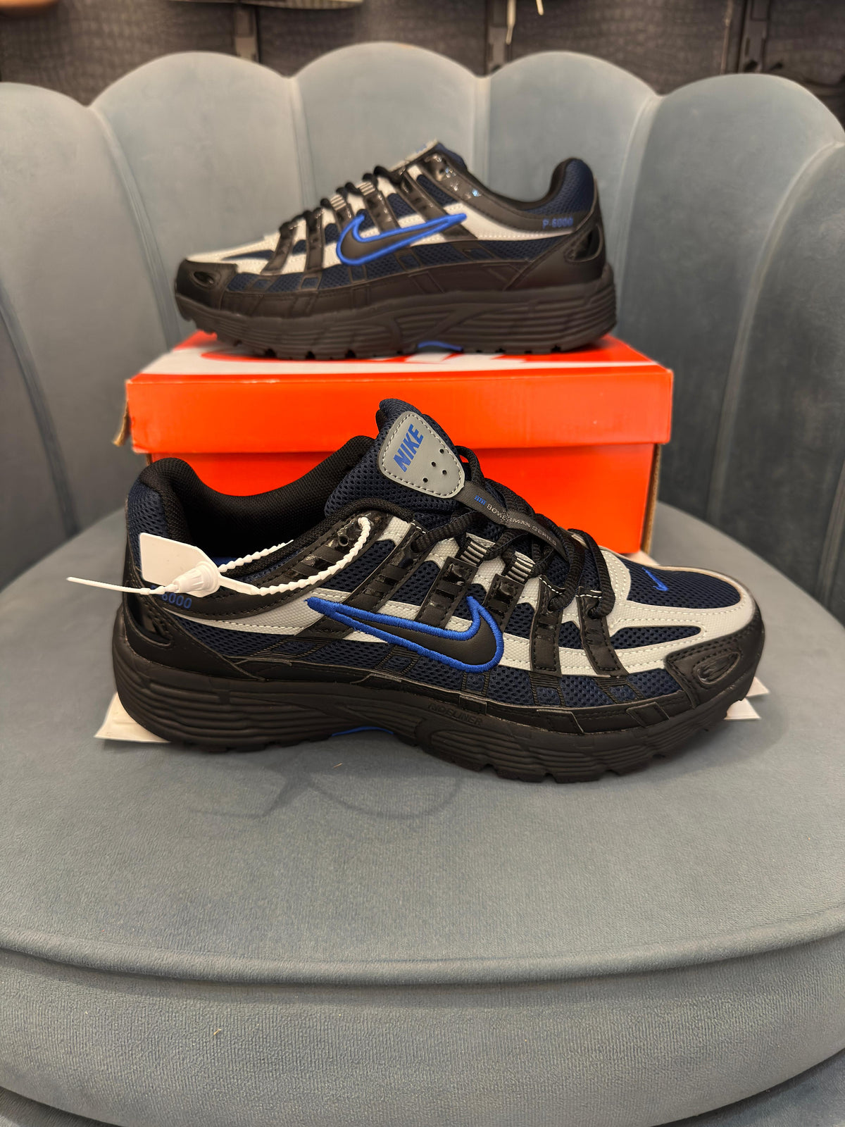 NIKE P 6000 TRAINER BLACK/BLUE