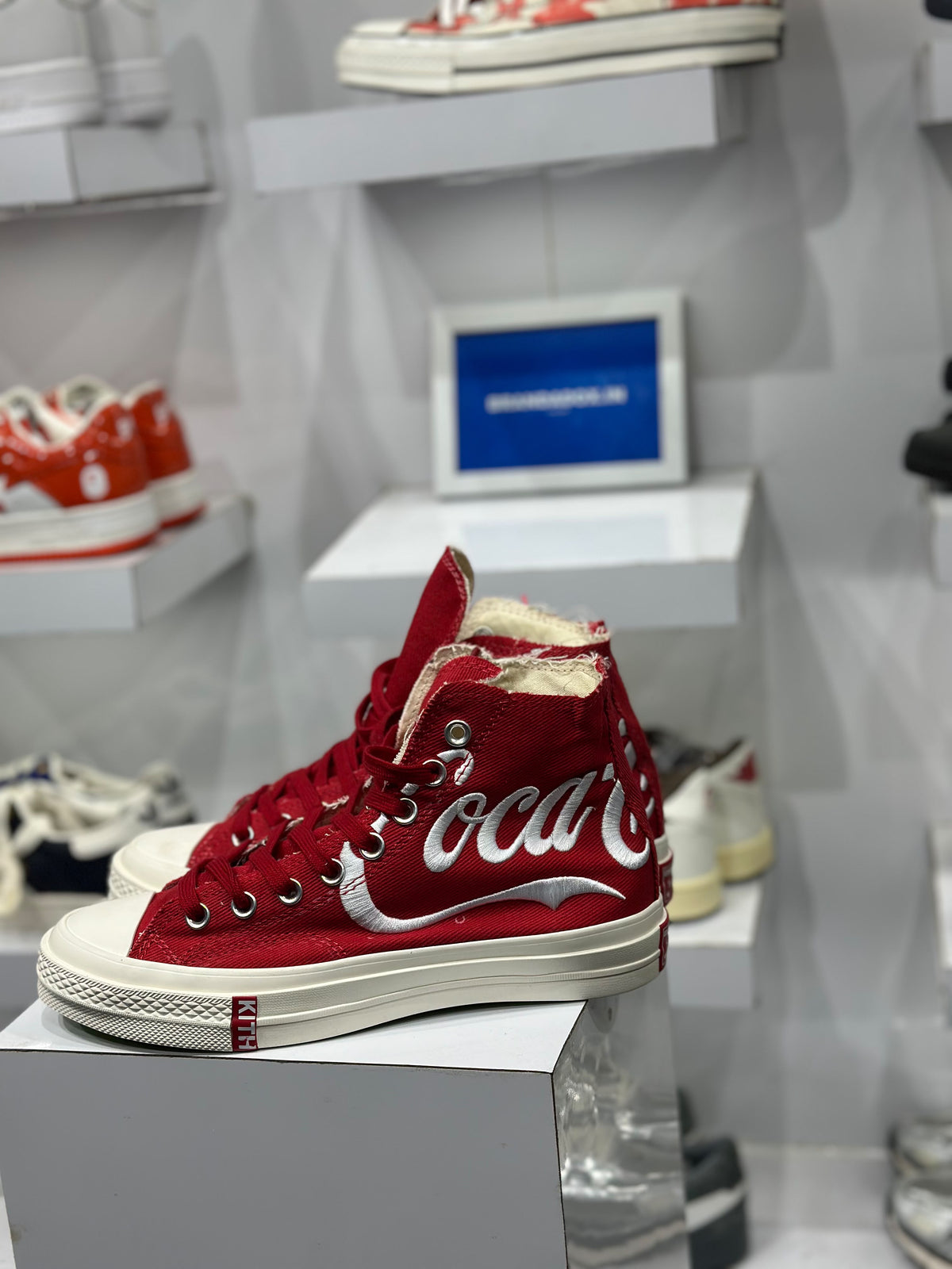CONVERSE CHUCK 70S HI X KITH X COCO COLA RED