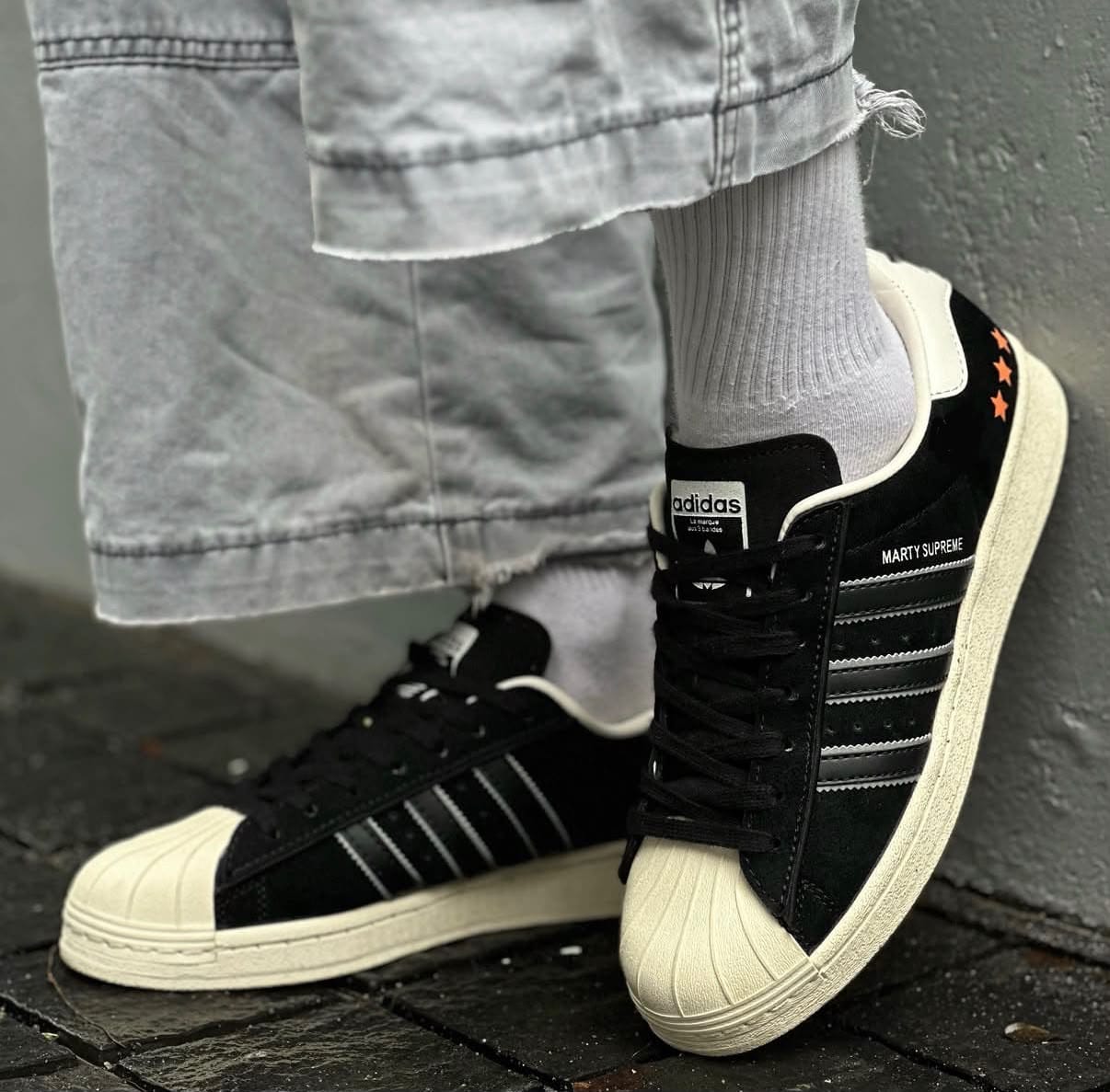 ADIDAS ORIGINALS SUPERSTAR MARTY SUPREME BLACK