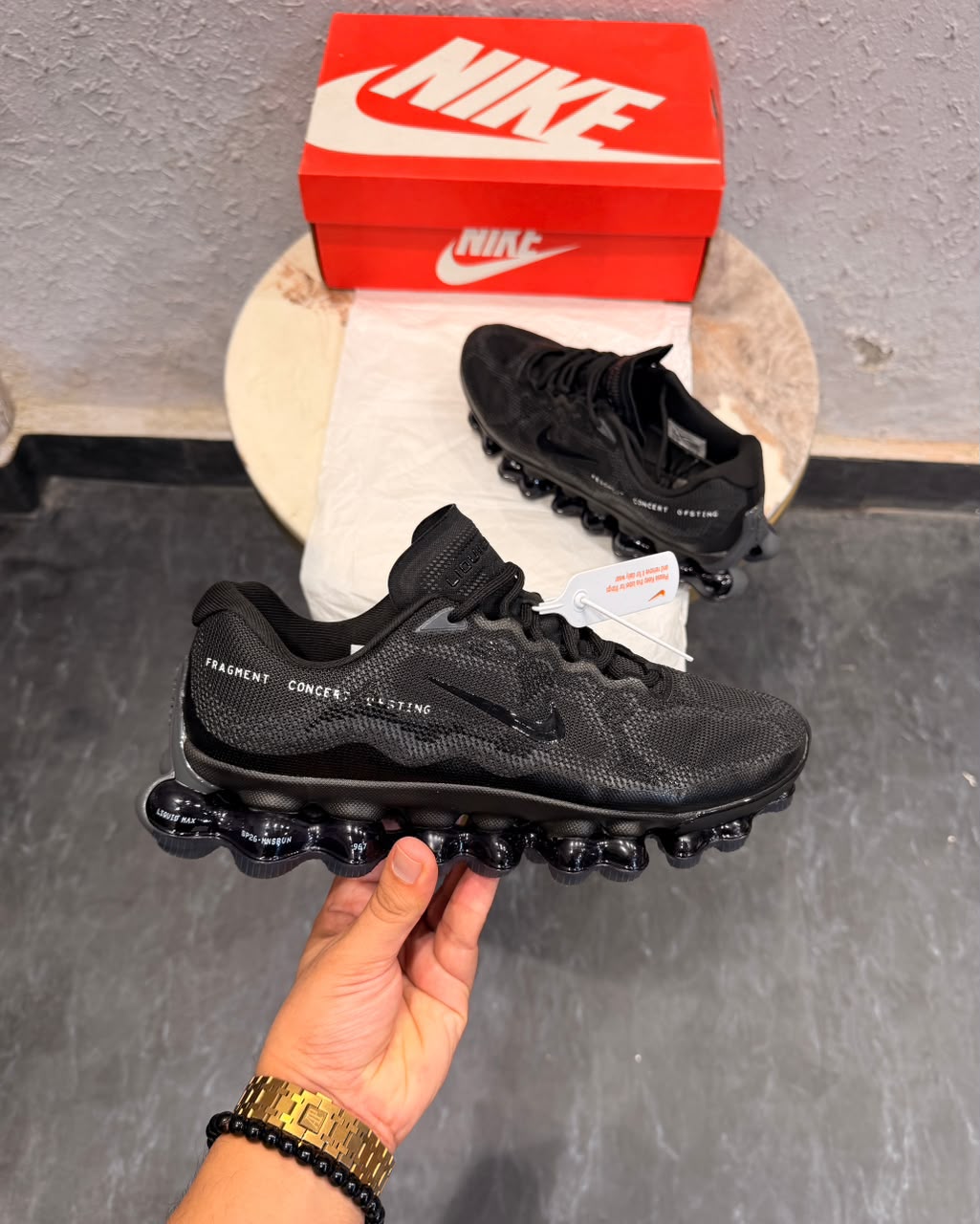 NIKE AIR LIQUID MAX POISON DART FROG AND TRIPLE BLACK
